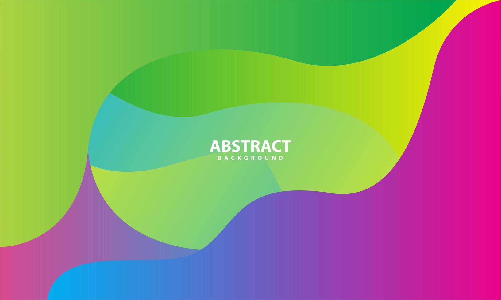 Colorful Abstract Wavy Style Design vector