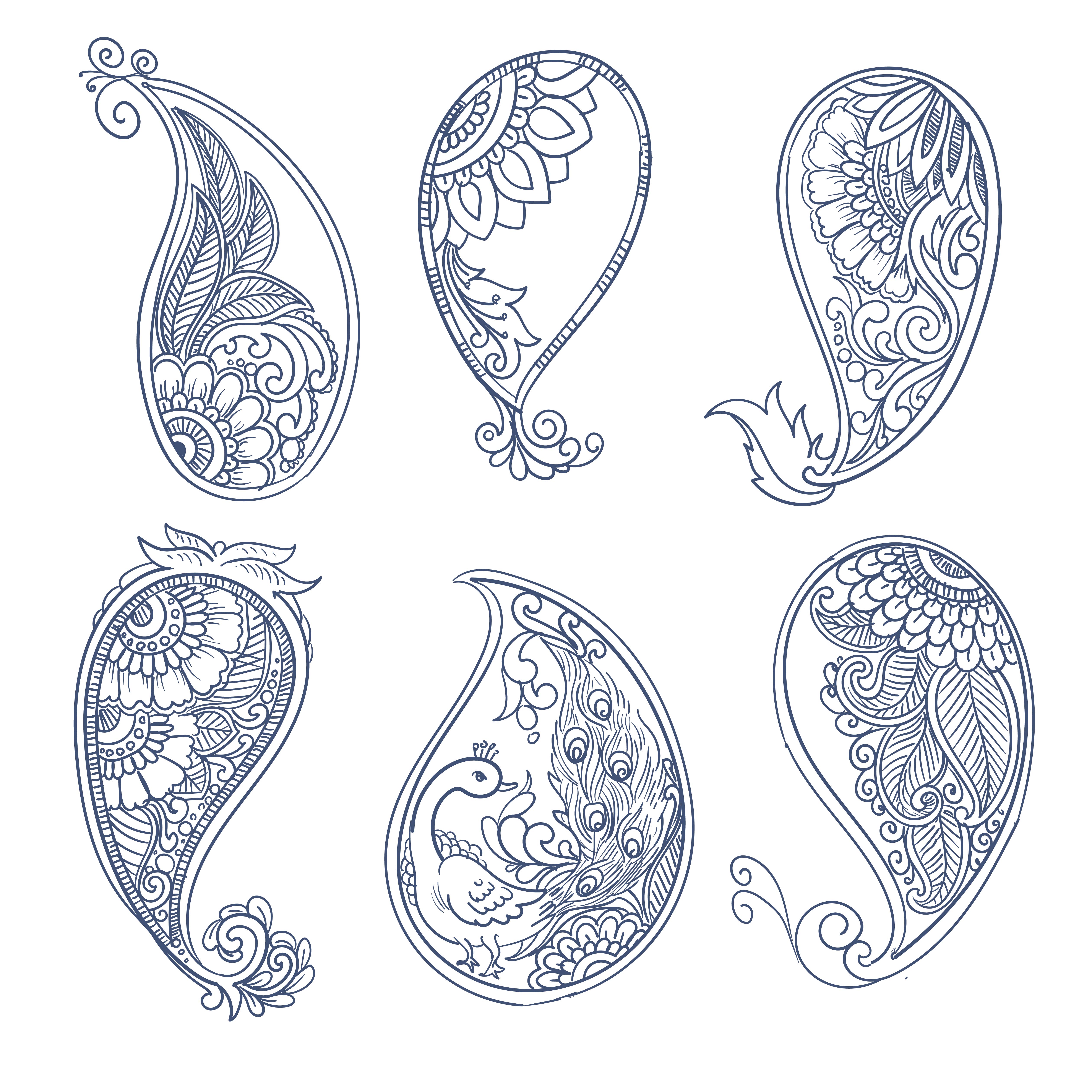 How To Draw Paisley Designs