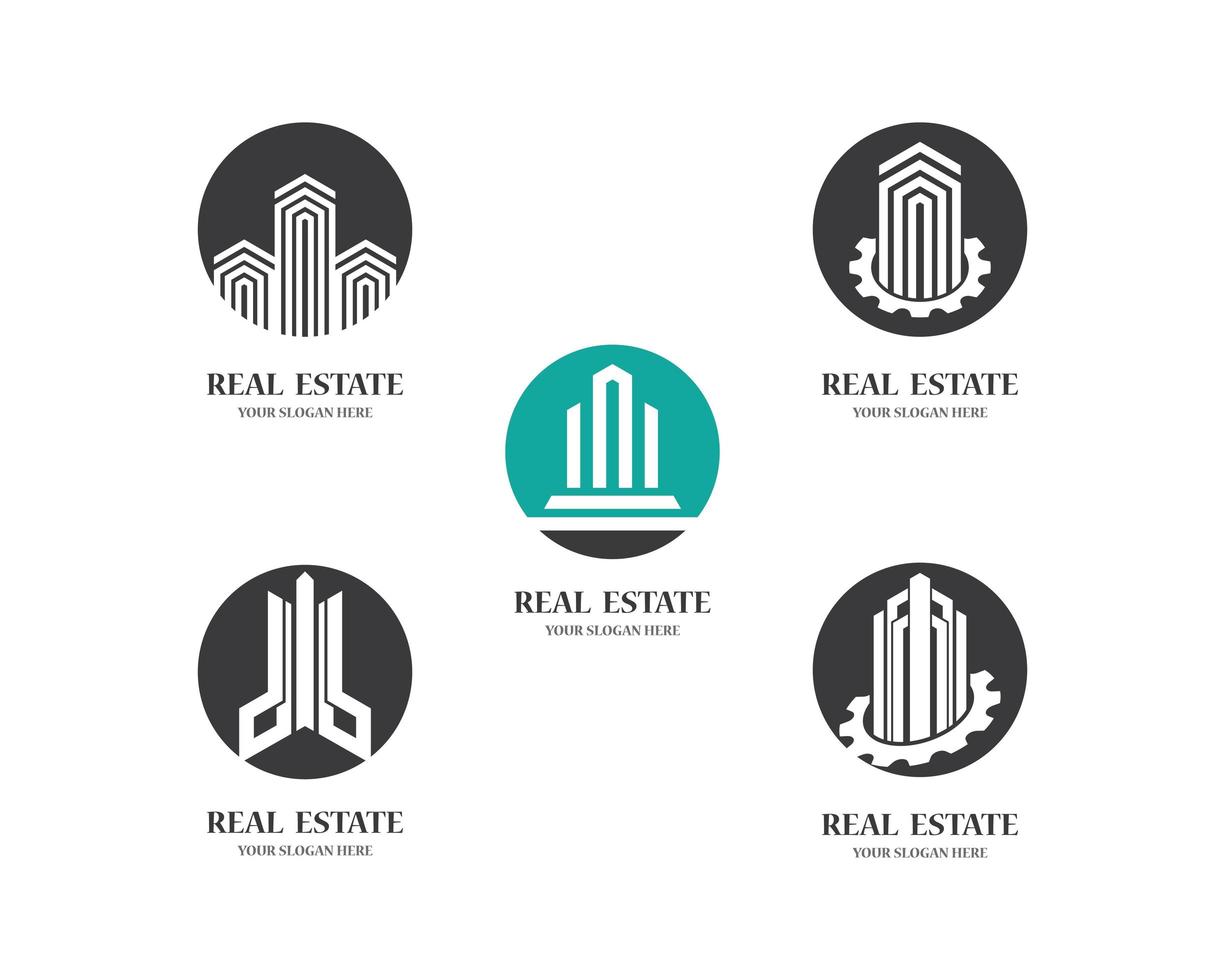 Real estate set vector