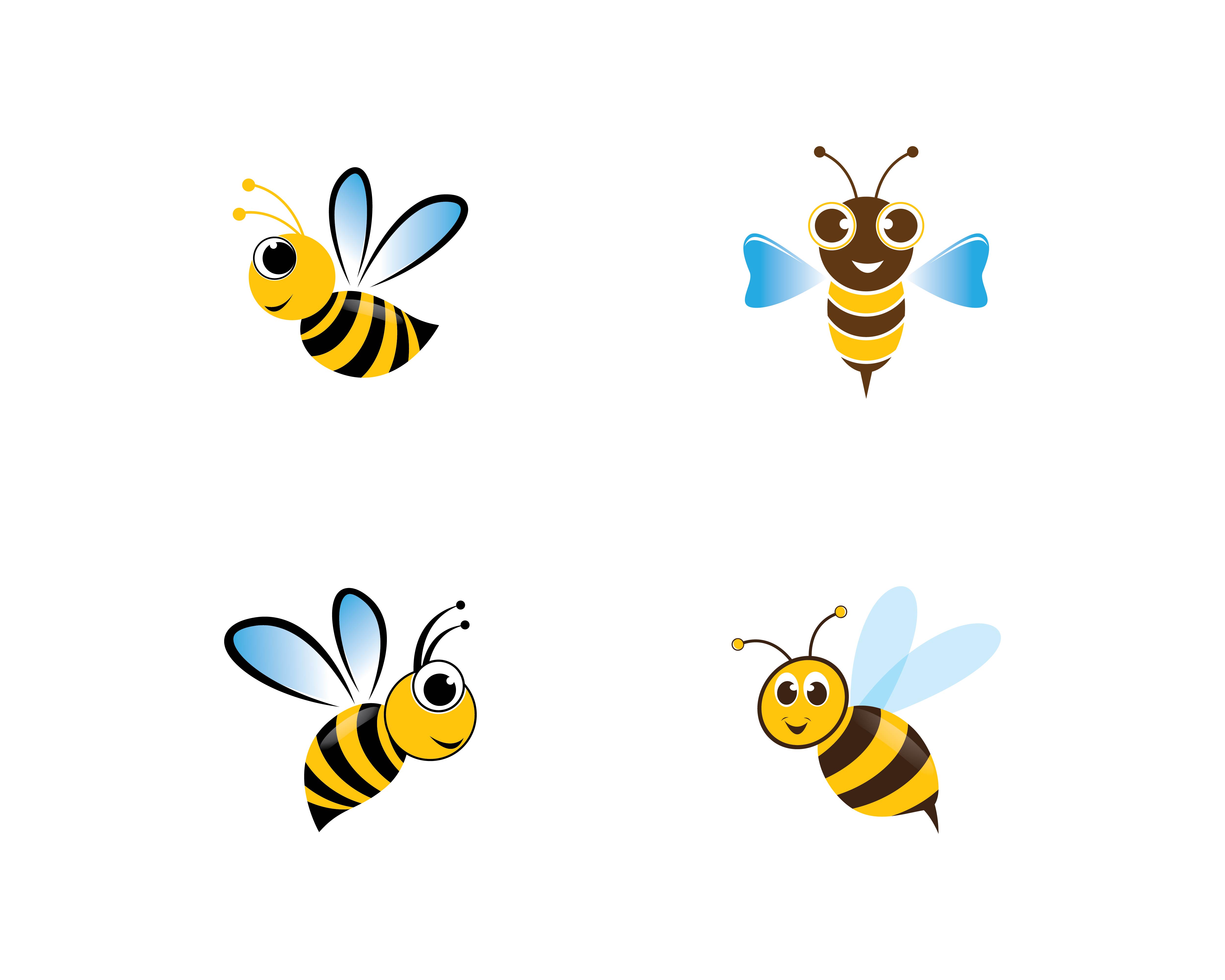 Download Flying bees logo 1311548 - Download Free Vectors, Clipart ...