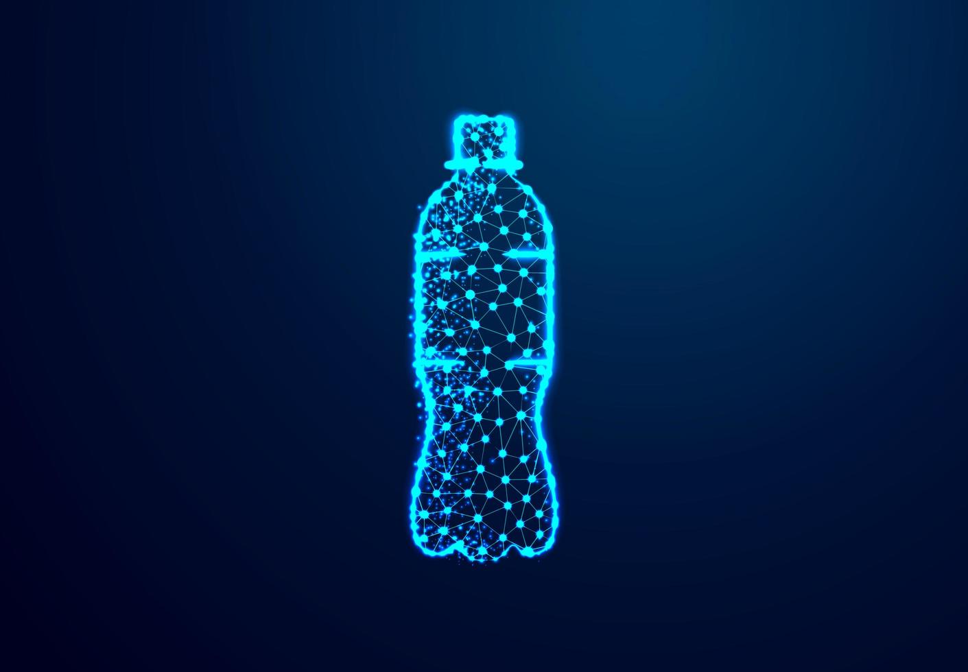 Abstract image of a water bottle 1311551 Vector Art at Vecteezy