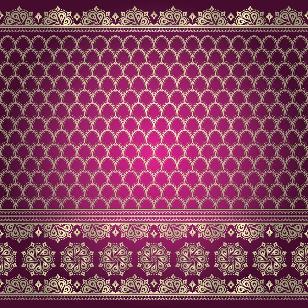 Indian-style background pattern vector