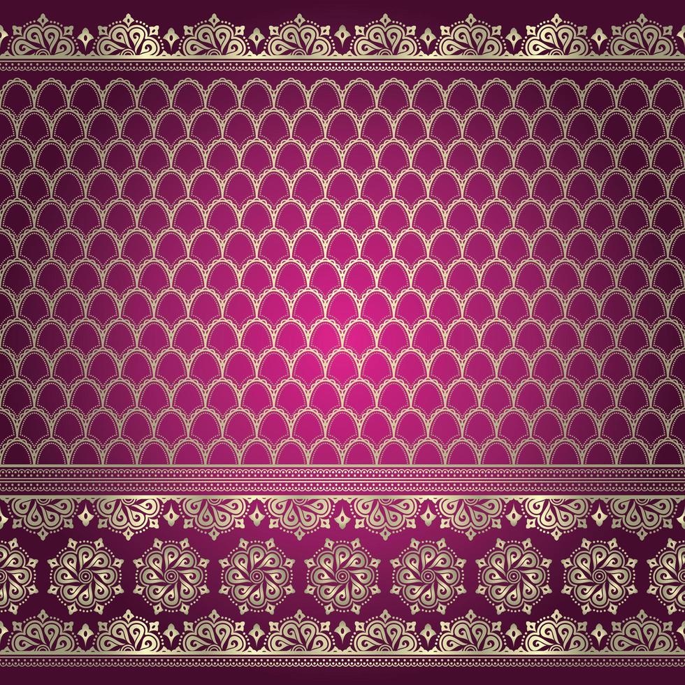 Indian-style background pattern vector