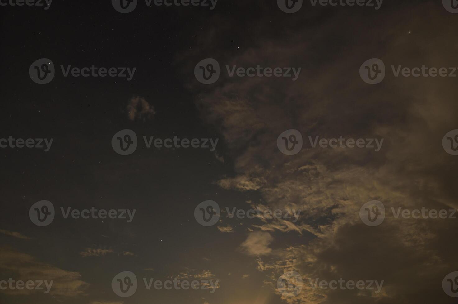 Moody sky with clouds photo