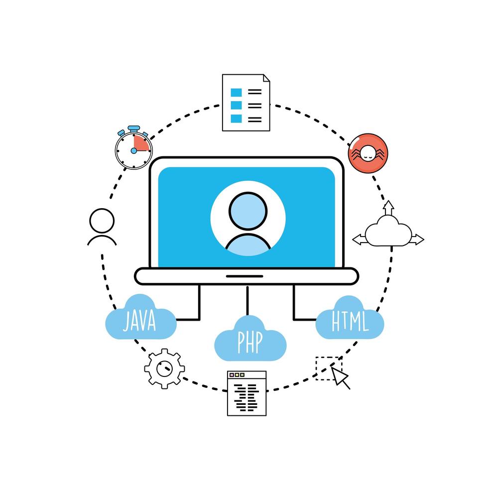 tecnología de programación y codificación vector