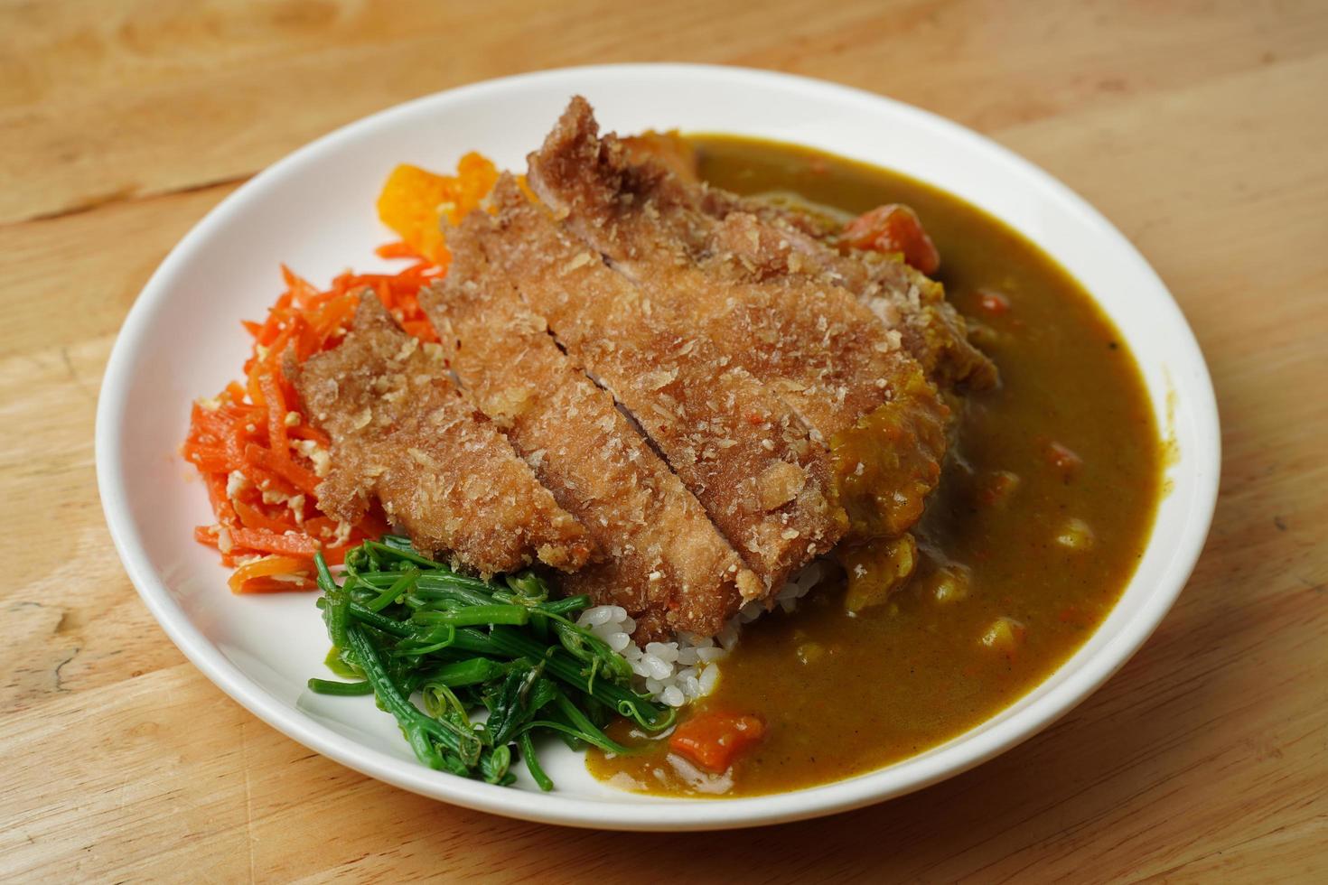 Fried pork dish photo