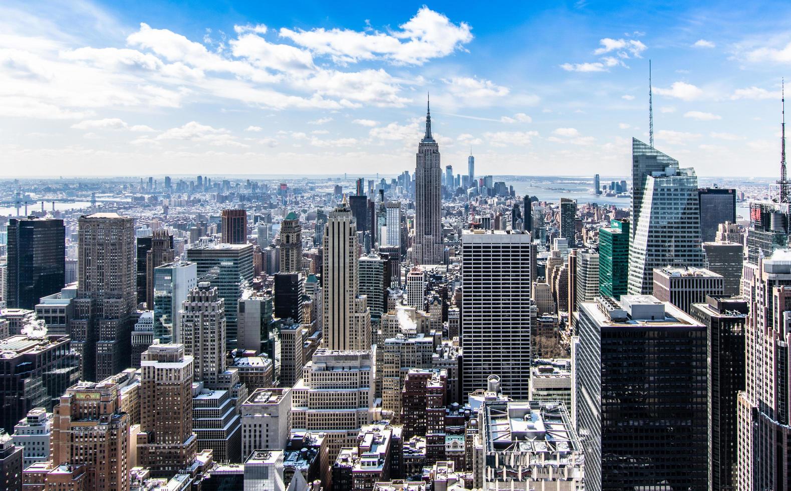 paisaje urbano de la ciudad de nueva york foto