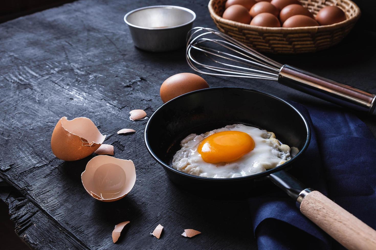  Fried egg In the pan  photo