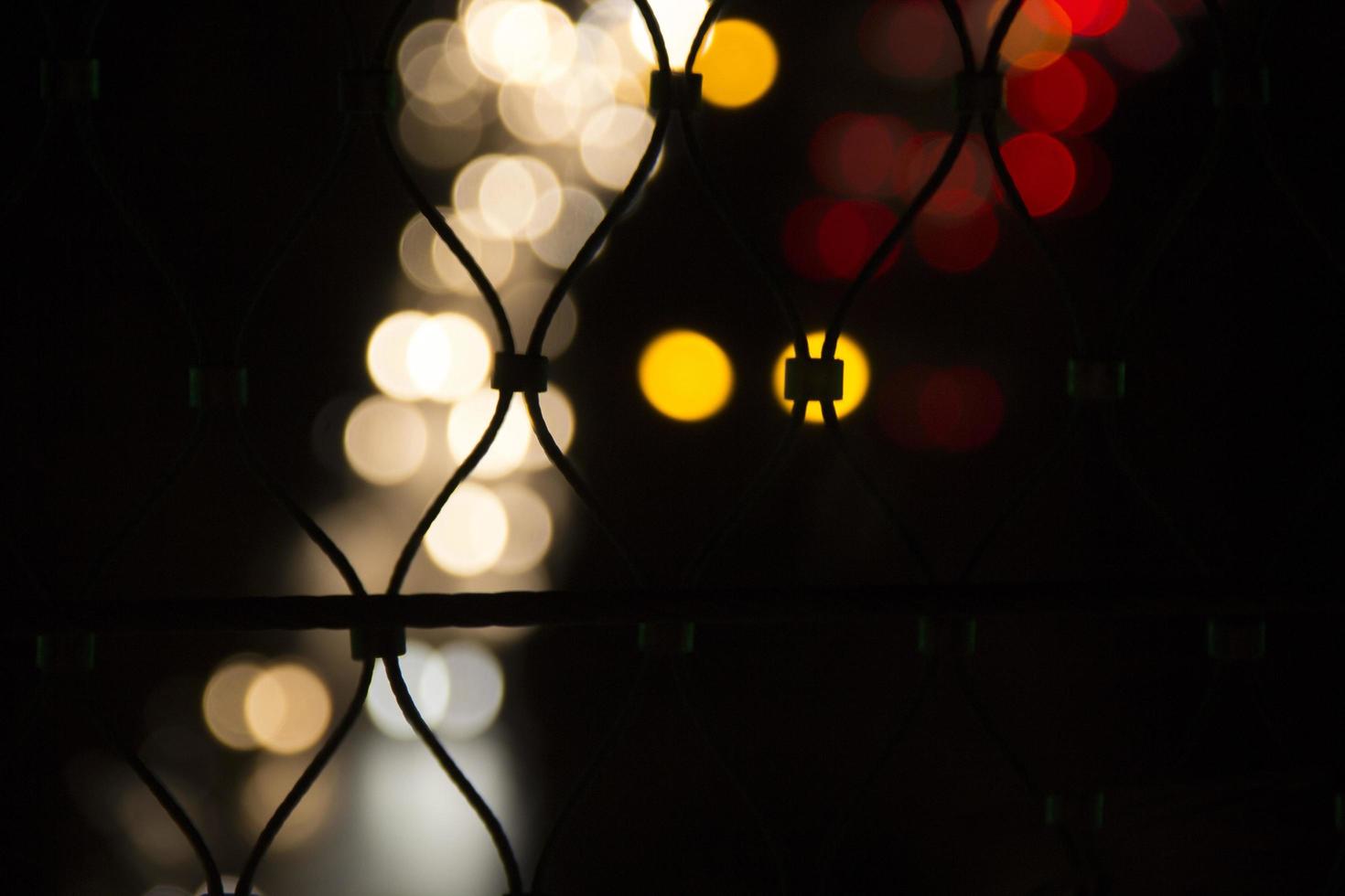 Colorful light bokeh  photo
