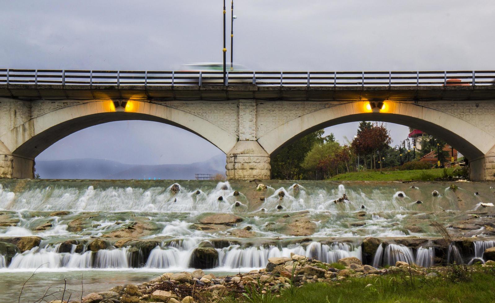 The Cheshmeh Bridge in Tonekabon City photo