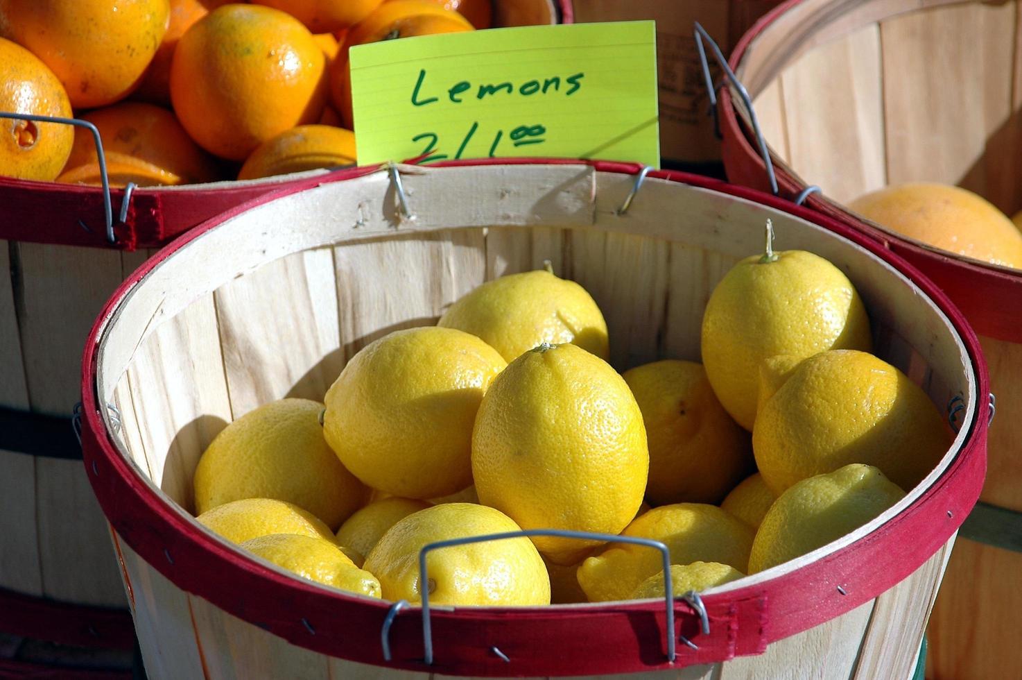 Lemons for sale photo