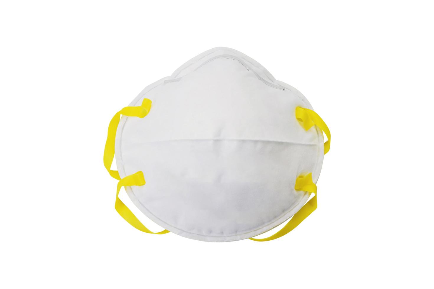 N95 mask on white background photo