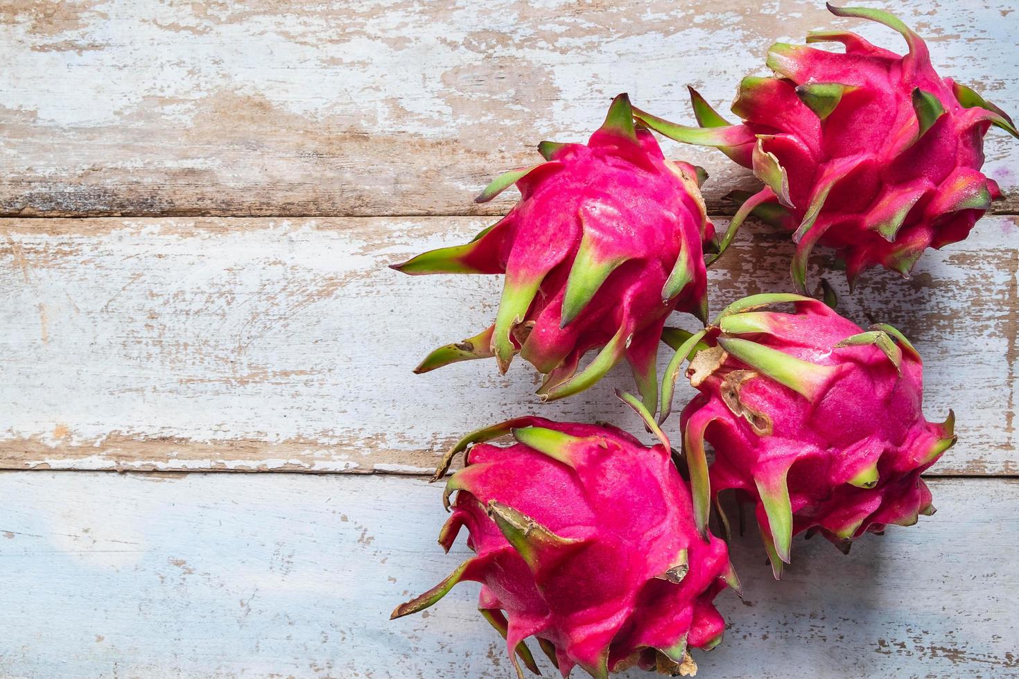 Dragon fruit on table  photo