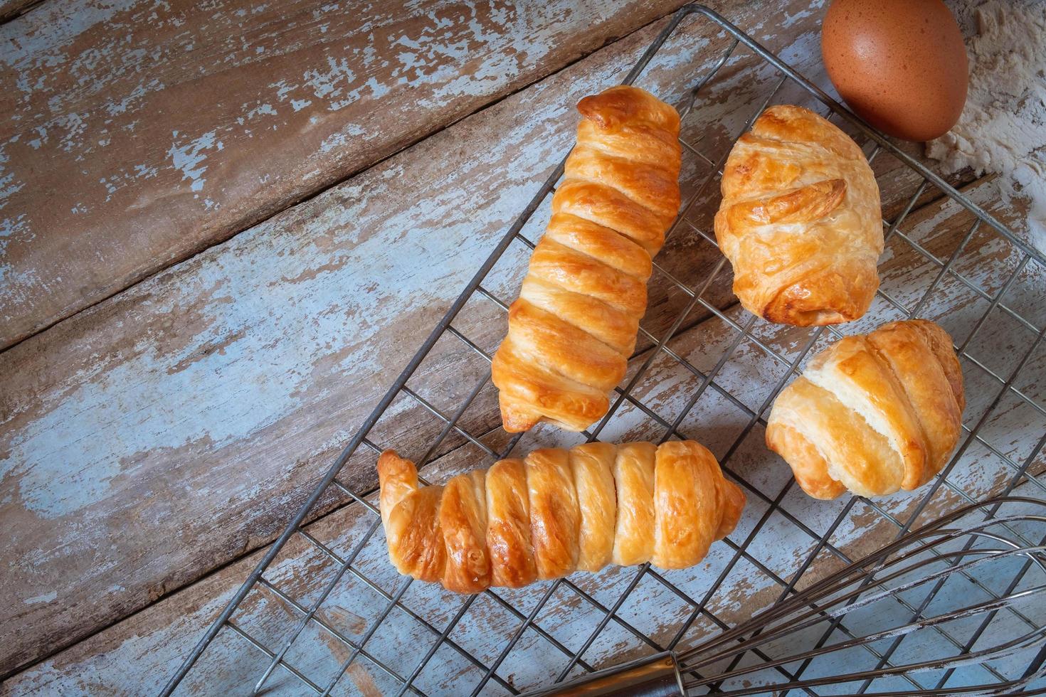 Fresh bread from the oven photo