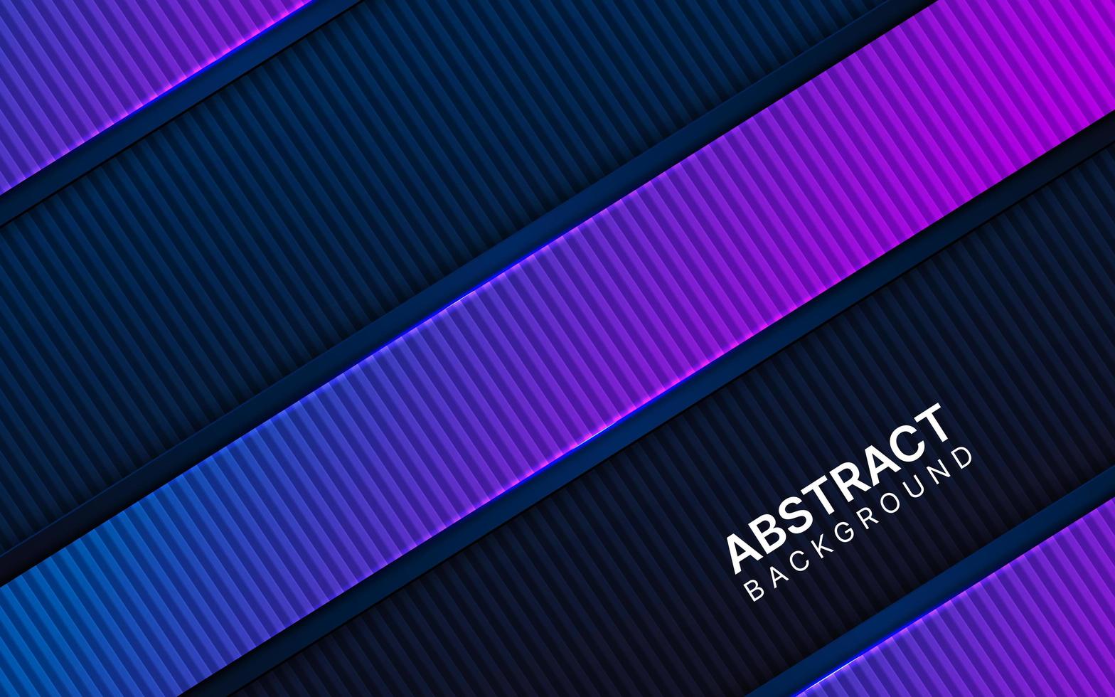 Purple striped angled layers design vector