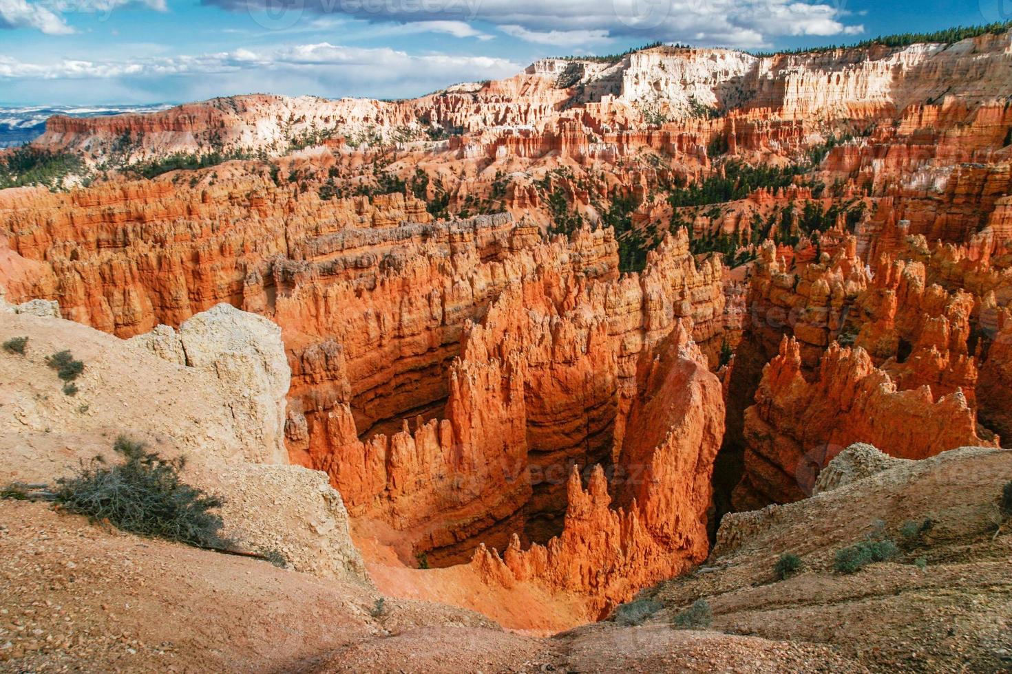 View from viewpoint of Bryce Canyon. photo