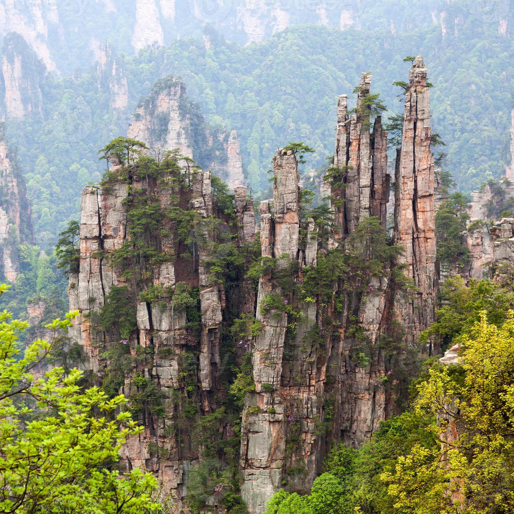 Zhangjiajie National Forest Park In Hunan Province China Stock Photo Zhangjiajie National Forest Park In Hunan Province China Stock Photo