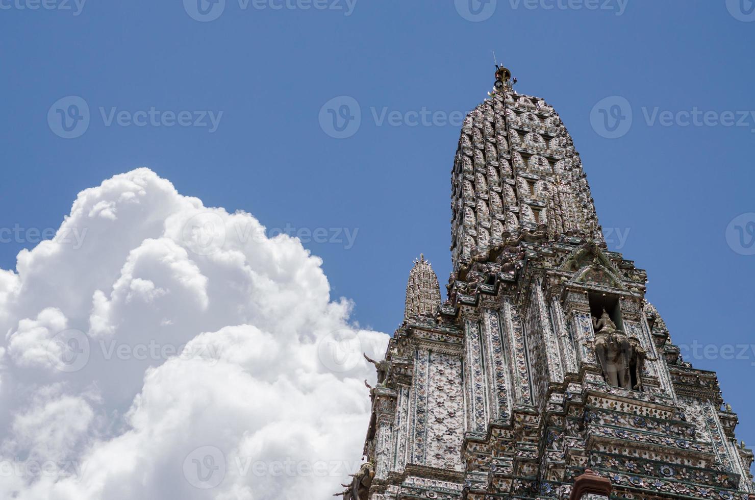 Wat Arun The Temple of Bangkok Thailand. photo