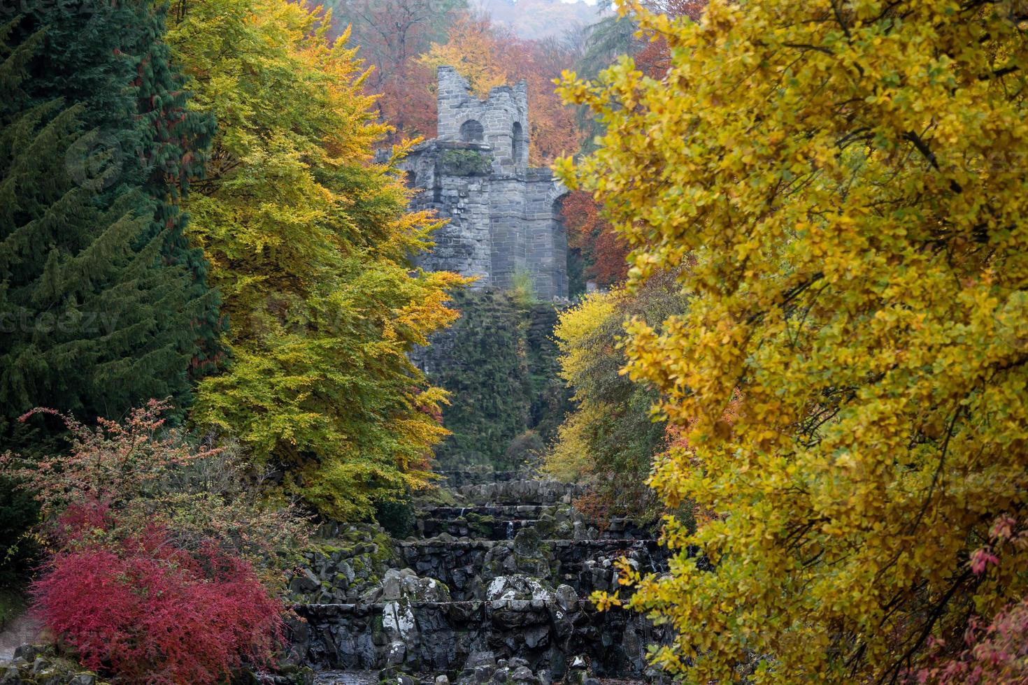 Bergpark Wilhelmshoehe Kassel Germany In The Autumn Stock Photo