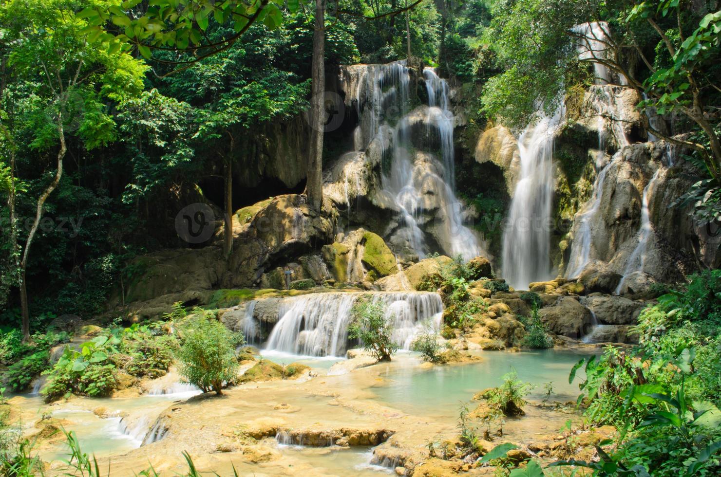 Kuang Si waterfall in Luang Prabang photo