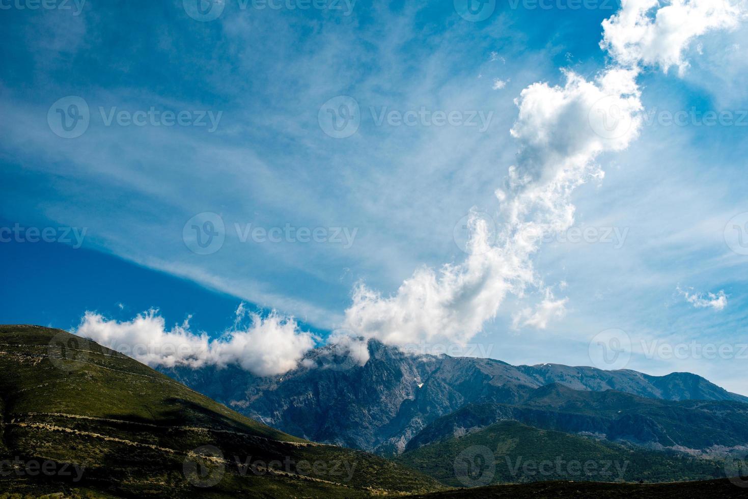 montañas en albania foto