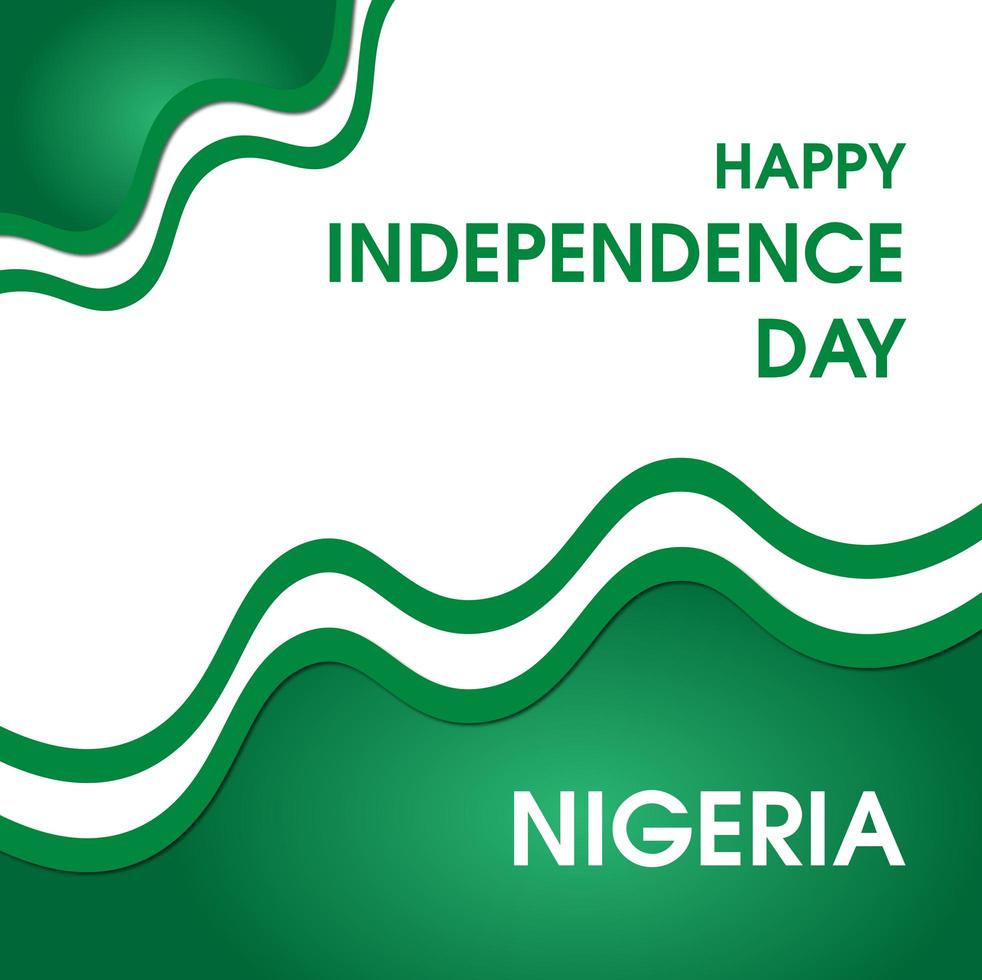 Nigeria Independence Vector Art, Icons, and Graphics for Free Download