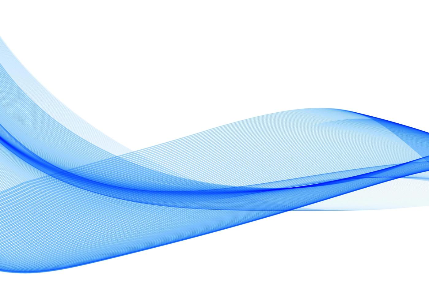 Abstract creative blue wave vector