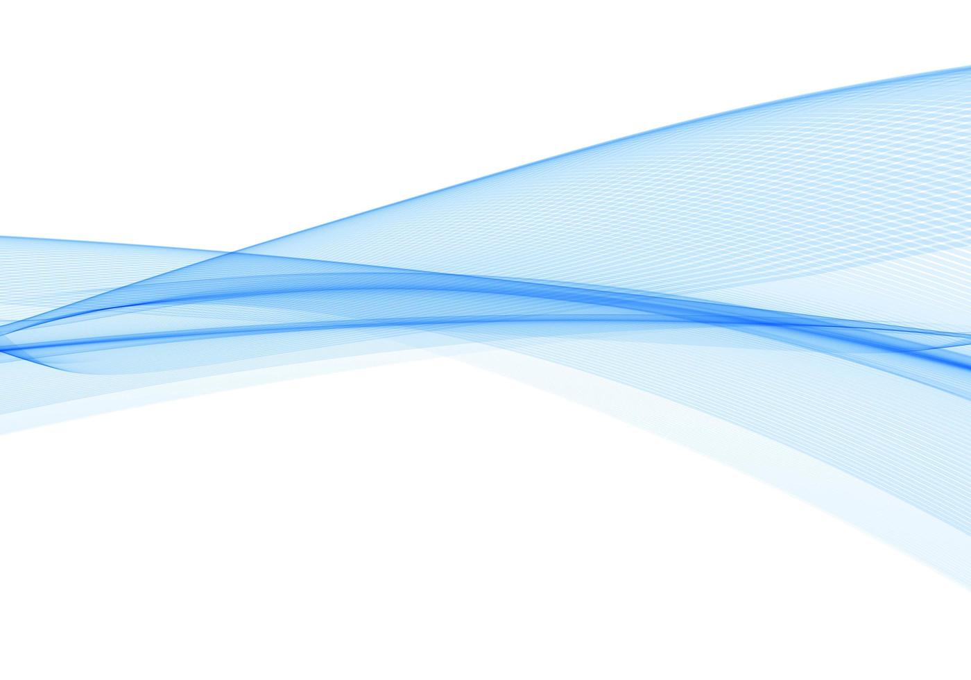 Modern flowing creative blue wave design vector