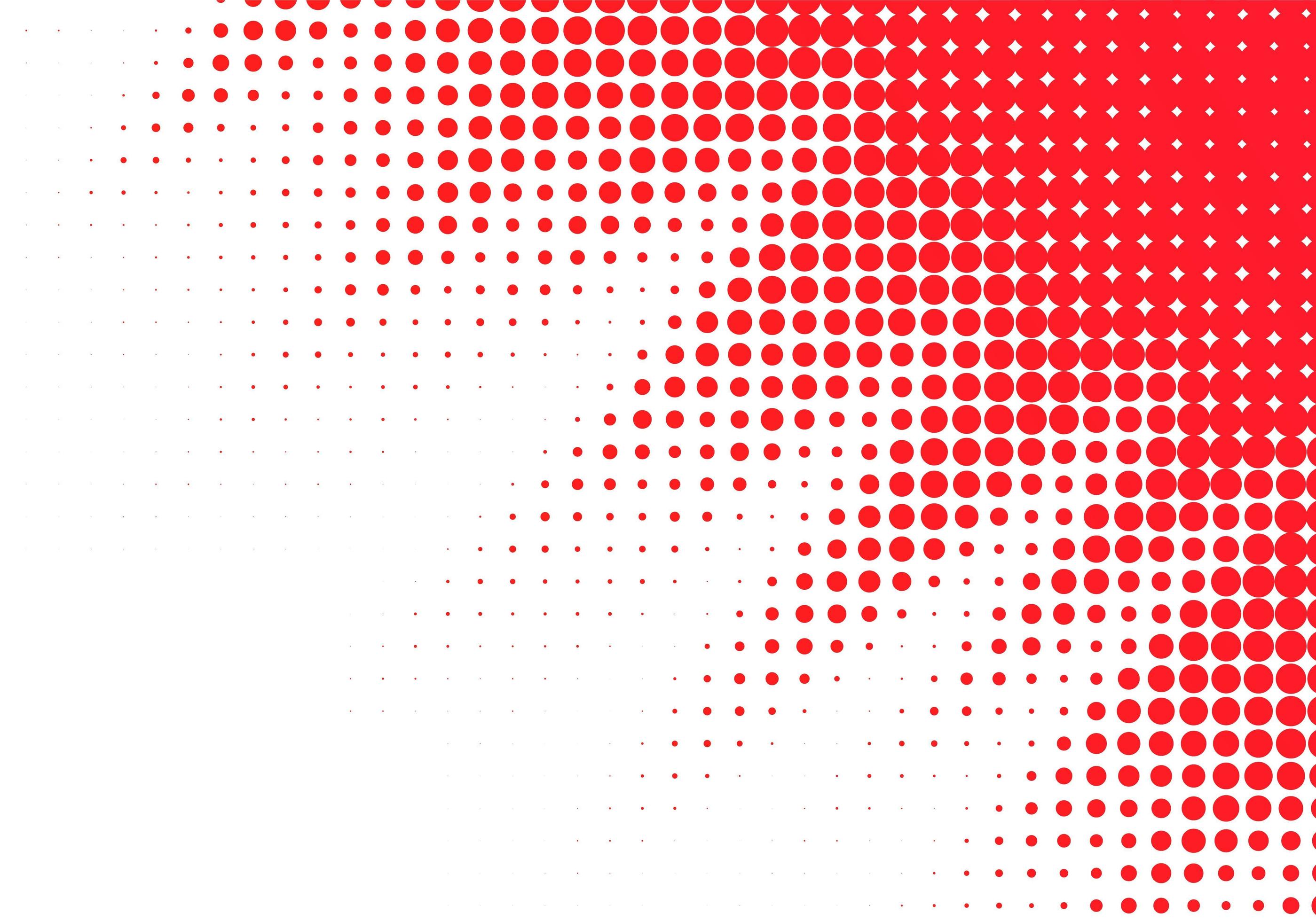 Red halftone dots in corner on white 1330129 Vector Art at Vecteezy