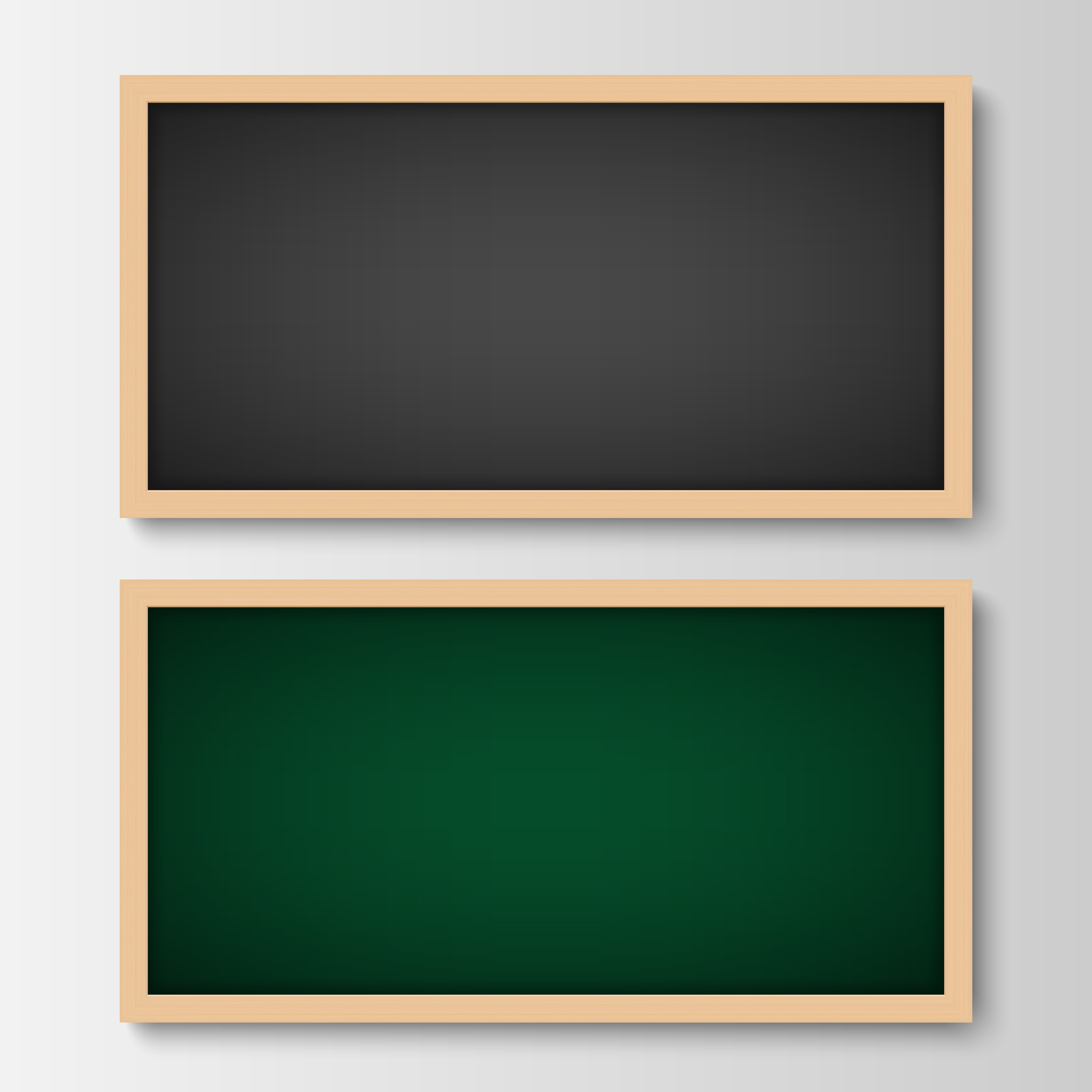 Black and green chalkboard set 1330148 Vector Art at Vecteezy