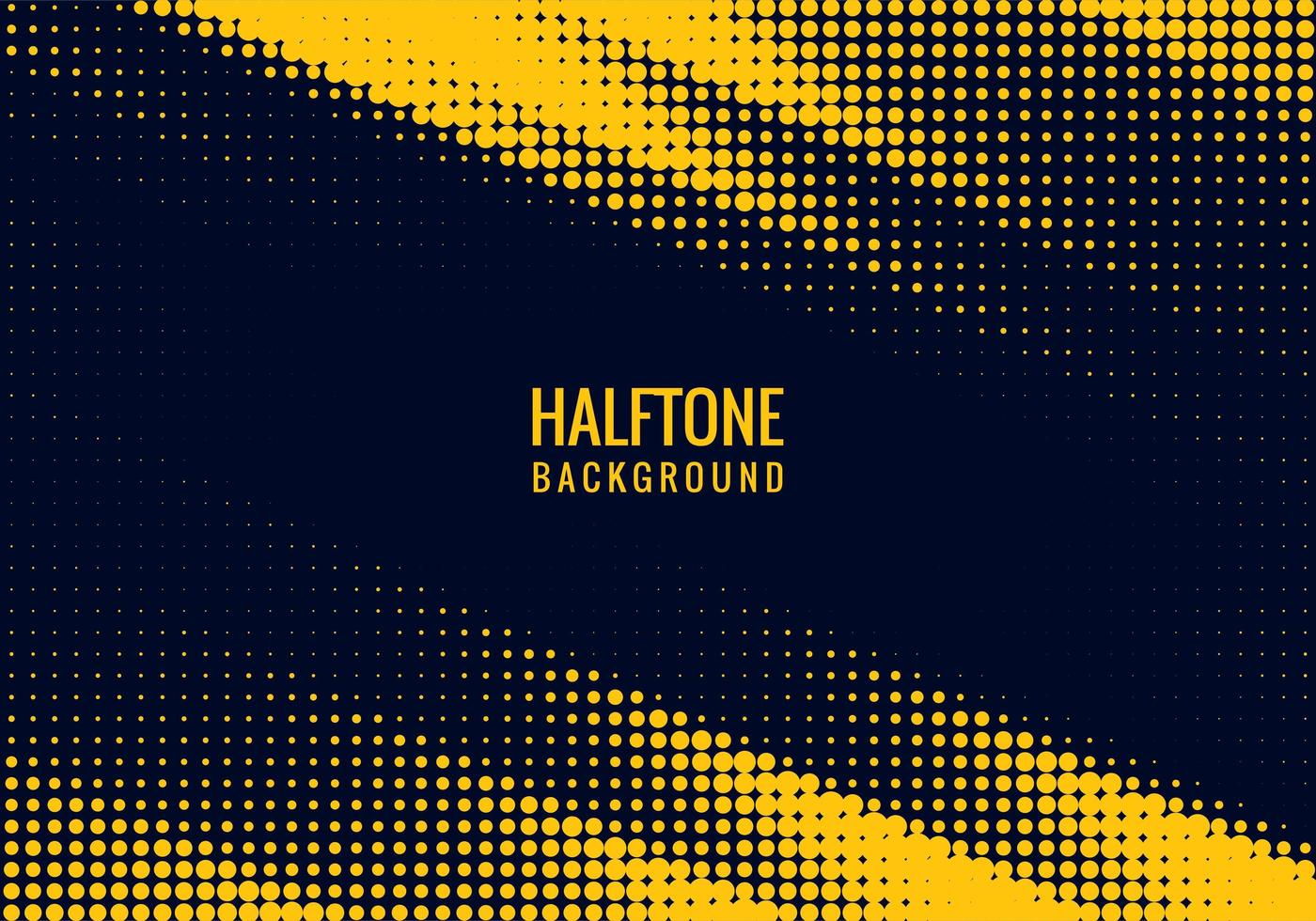 Angled yellow and blue halftone design vector