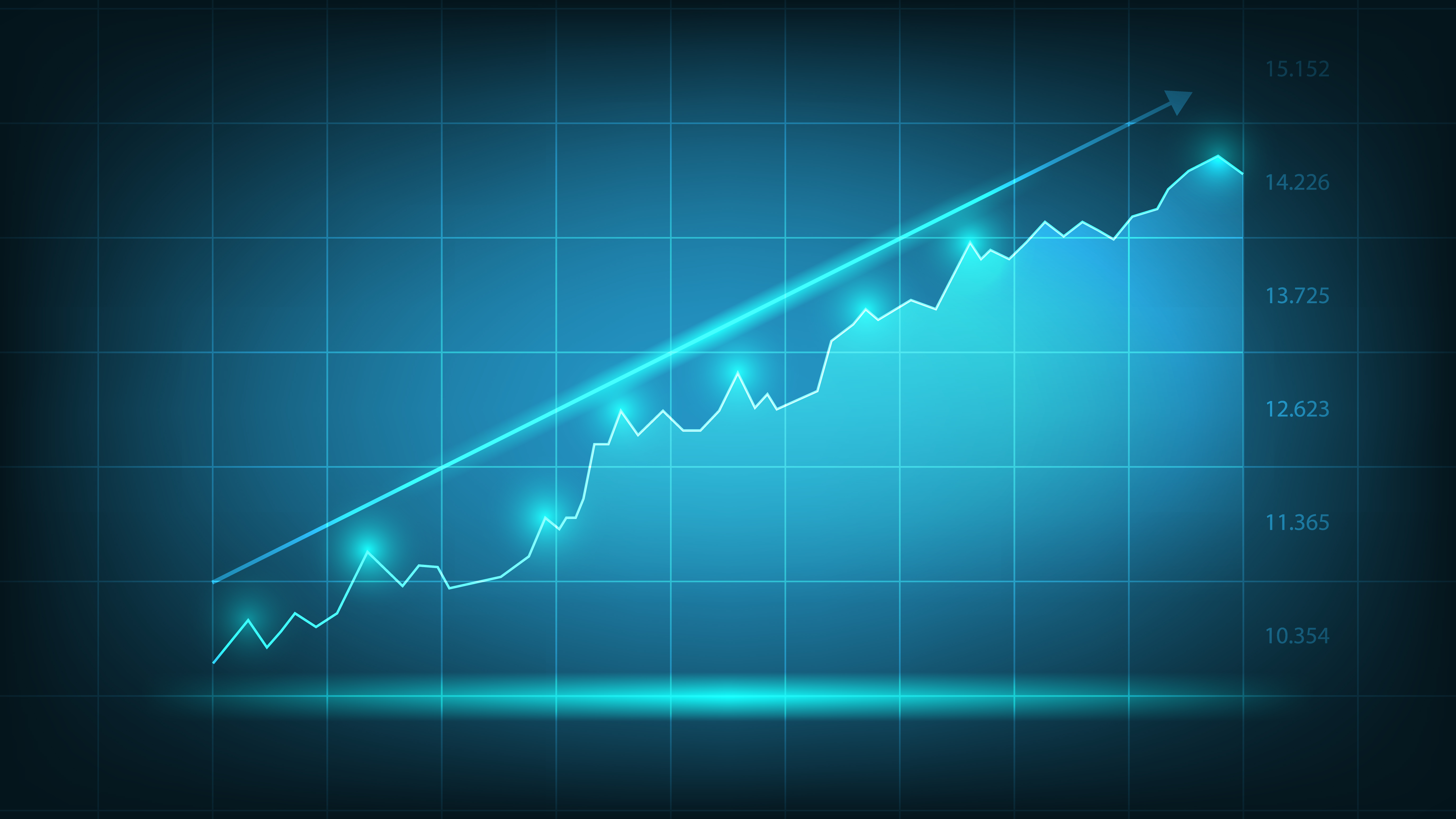 Stock market graph trading chart for business and finance 1330263