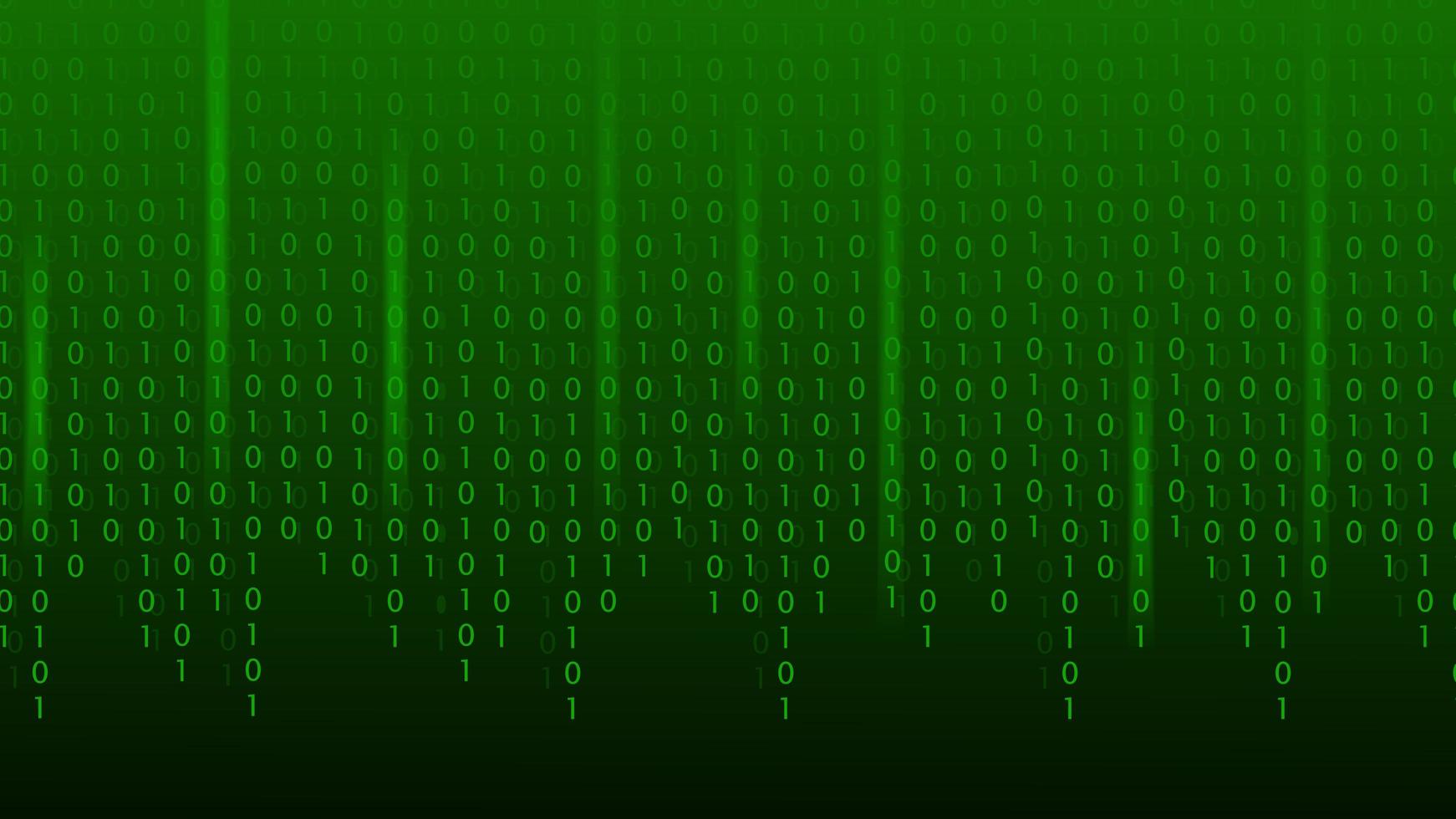 Matrix binary code abstract technology background vector