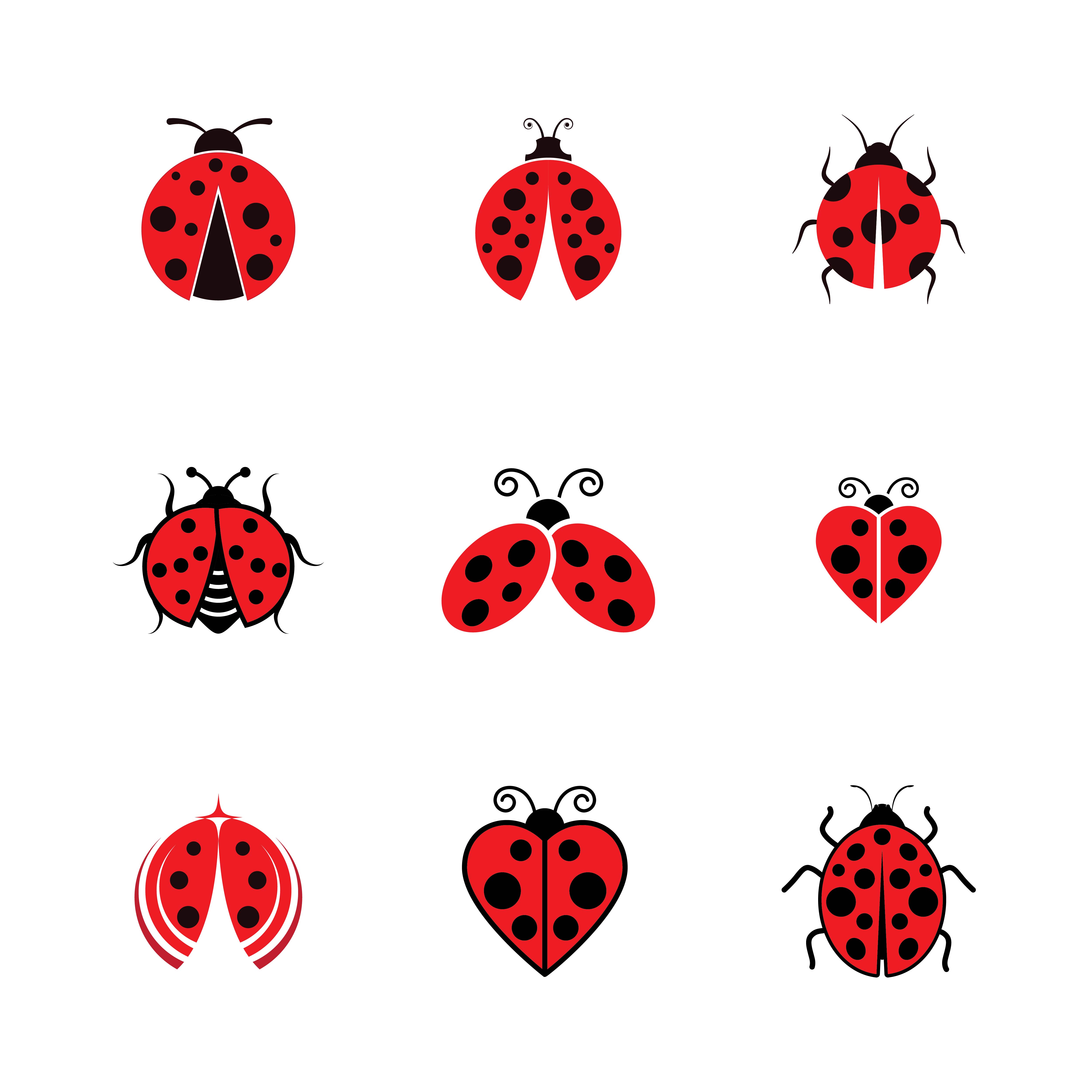 pic Ladybug Icons Cute vecteezy