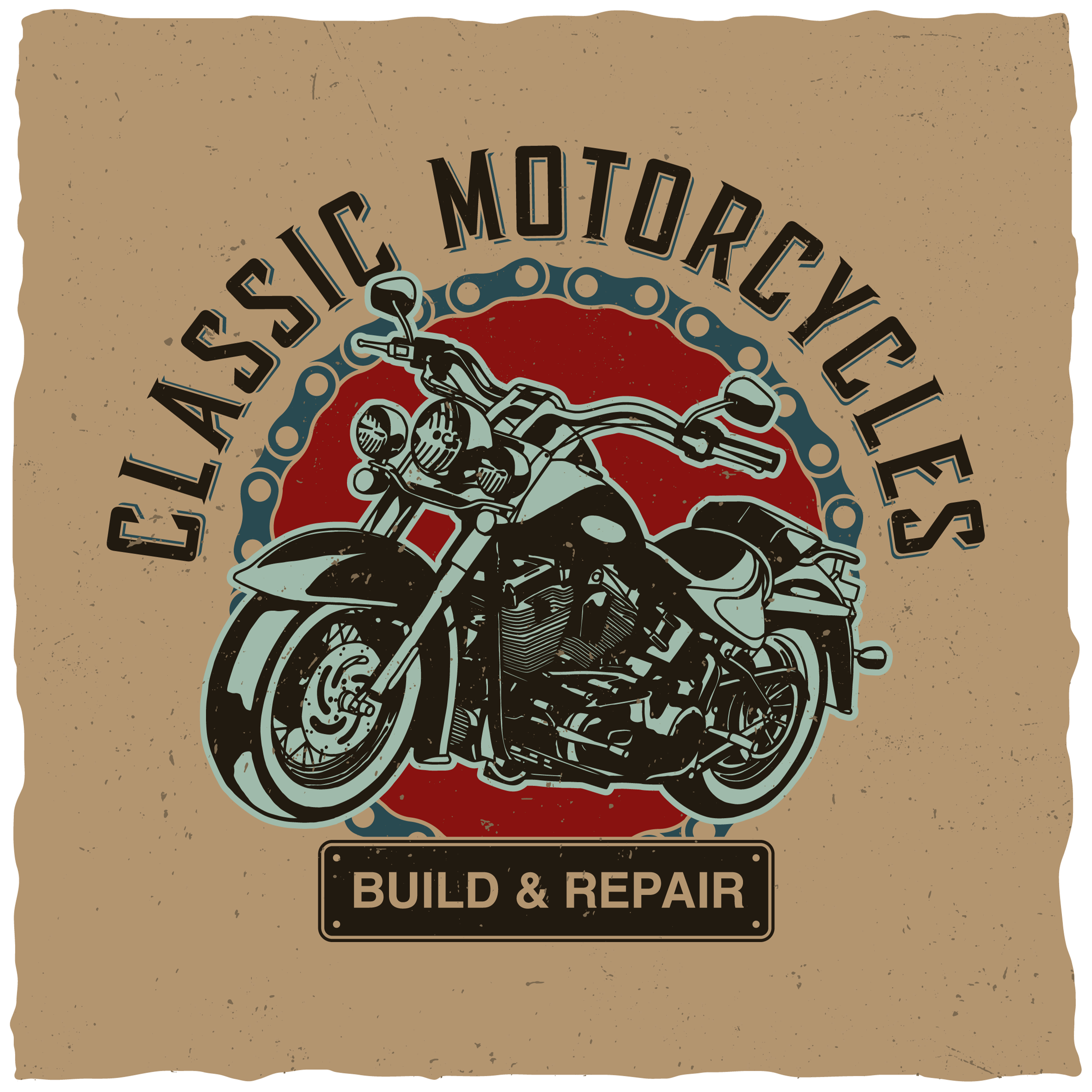 Classic Motorcycles  T Shirt Design 1330321 Download Free 