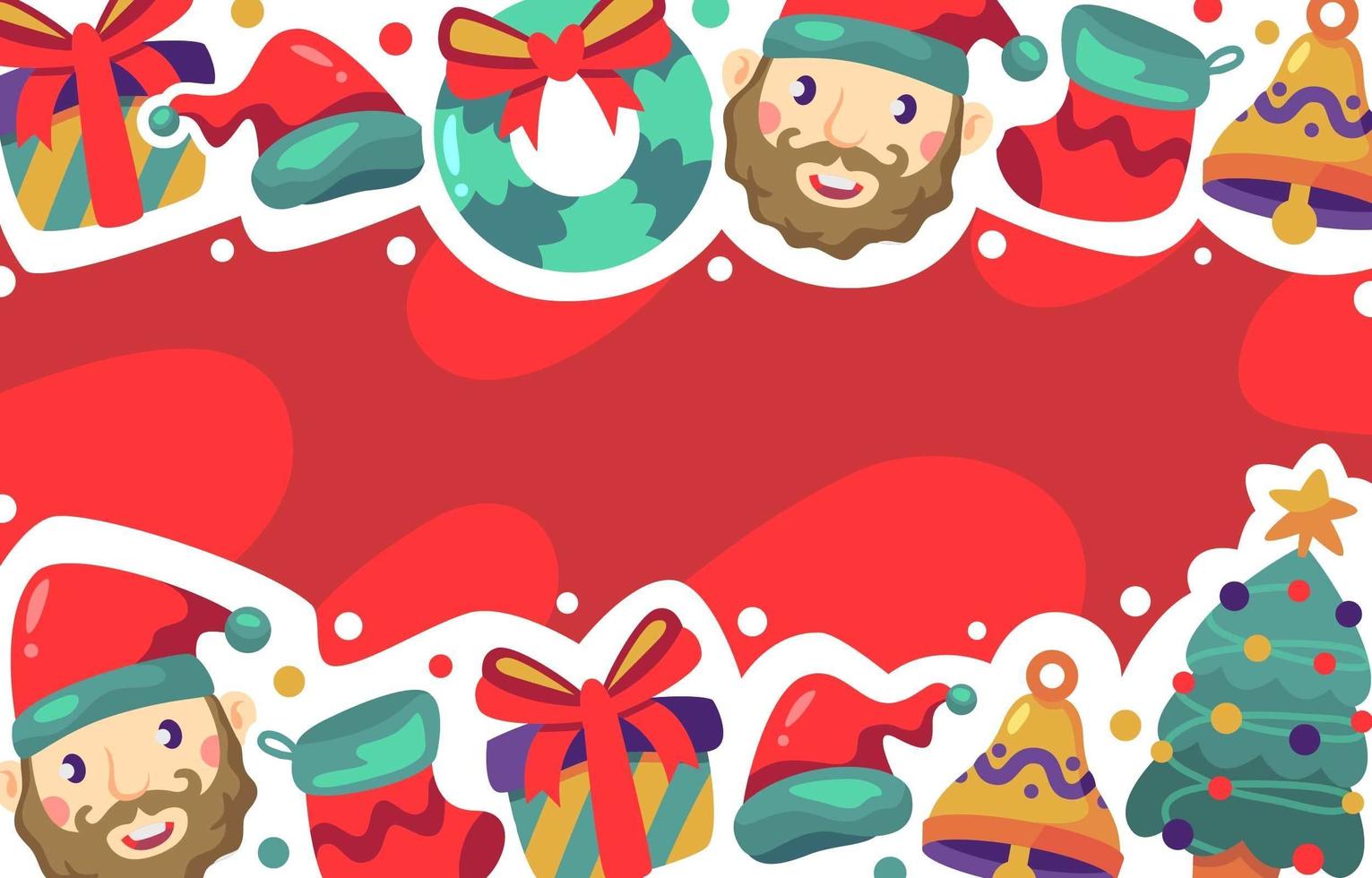 fondo de navidad festivo y lindo vector