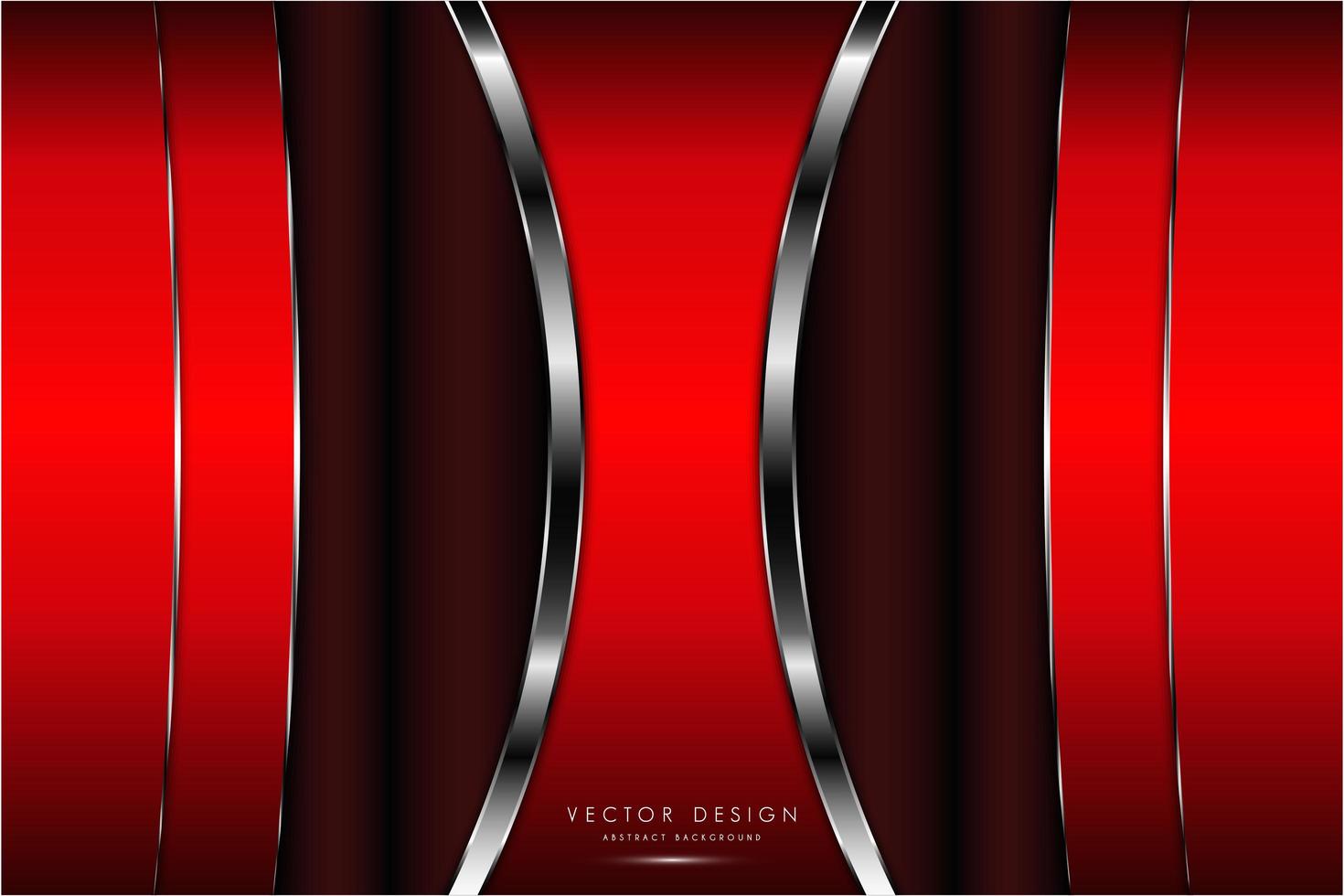 Red and silver texture with glow light vector