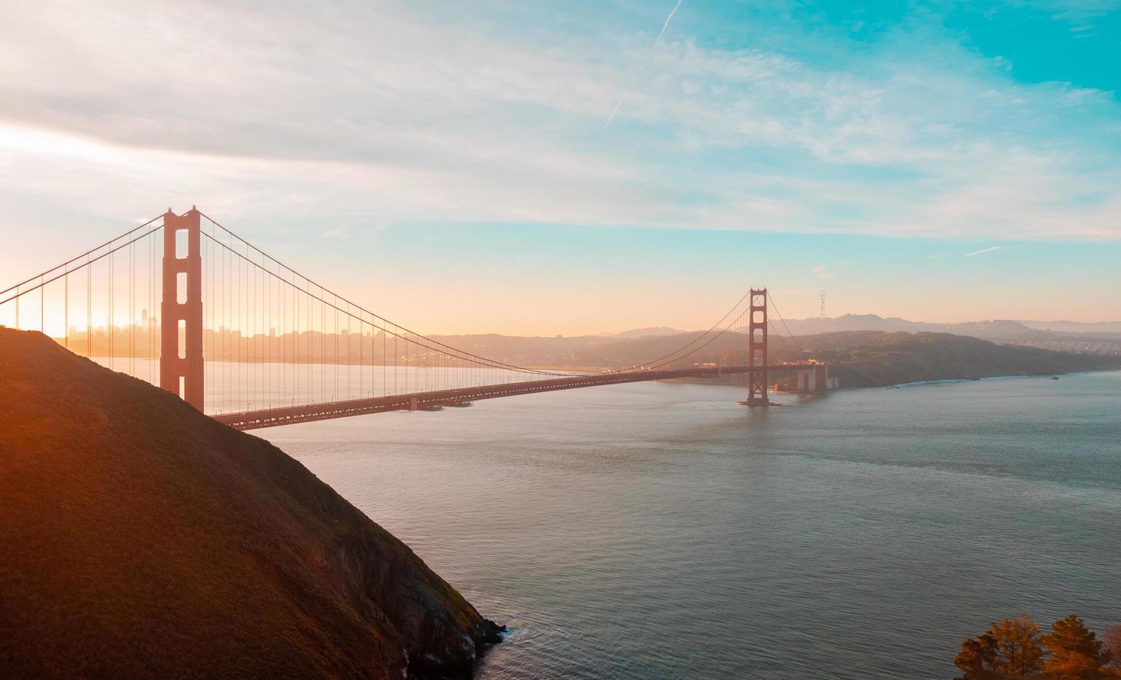 puente golden gate, san francisco, california foto