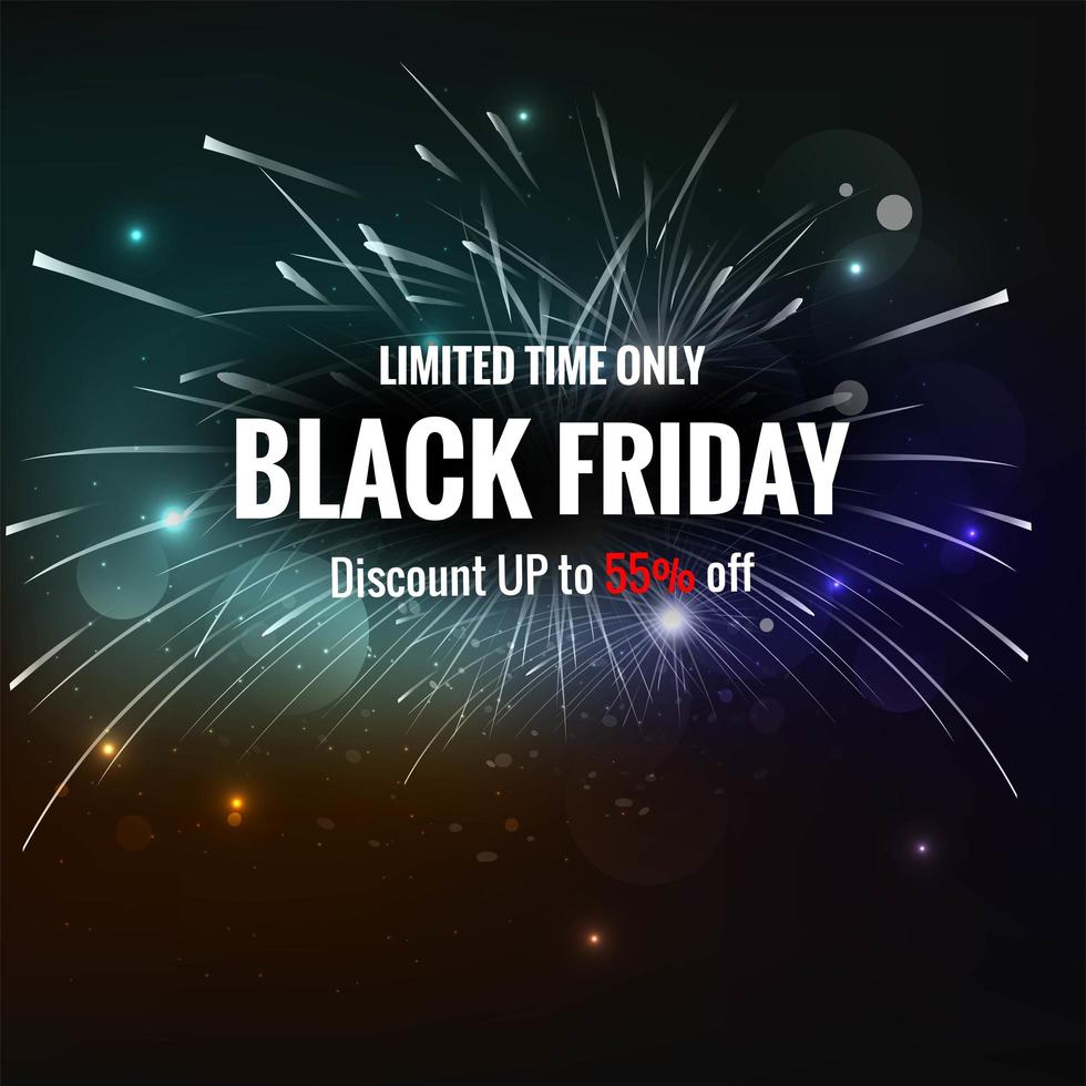 Black Friday Exclusive Sale Poster Creative Background vector