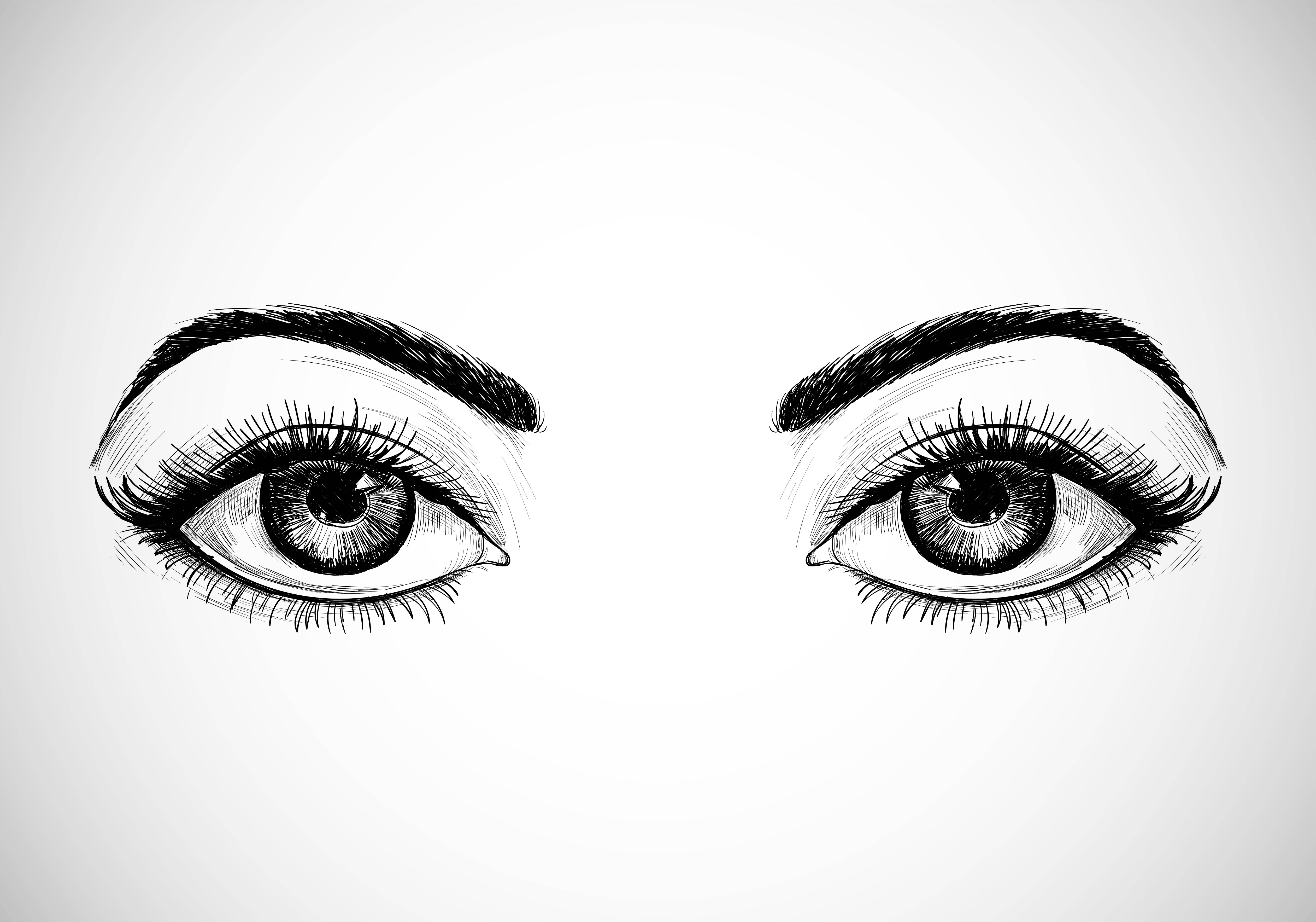 Download Hand Drawn Sketched Eyes for free.