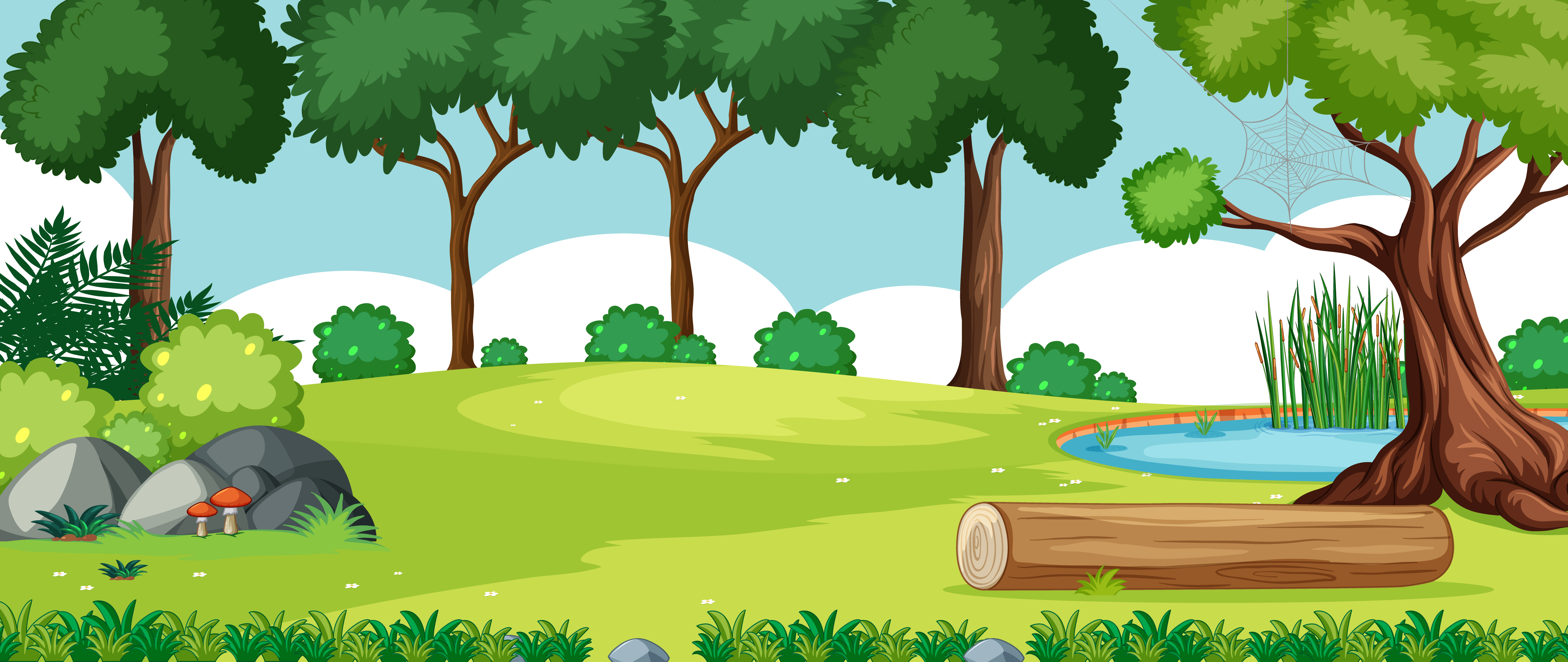 Park Background Vector Art, Icons, and Graphics for Free Download