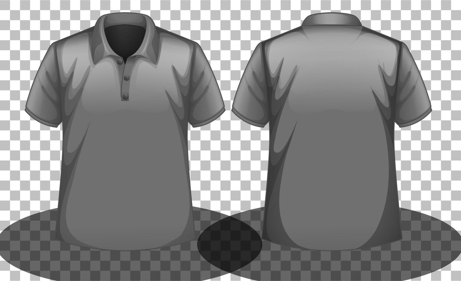 construction pain Heavy truck Grey polo shirt mock-up with front and back 1337992 Vector Art at Vecteezy