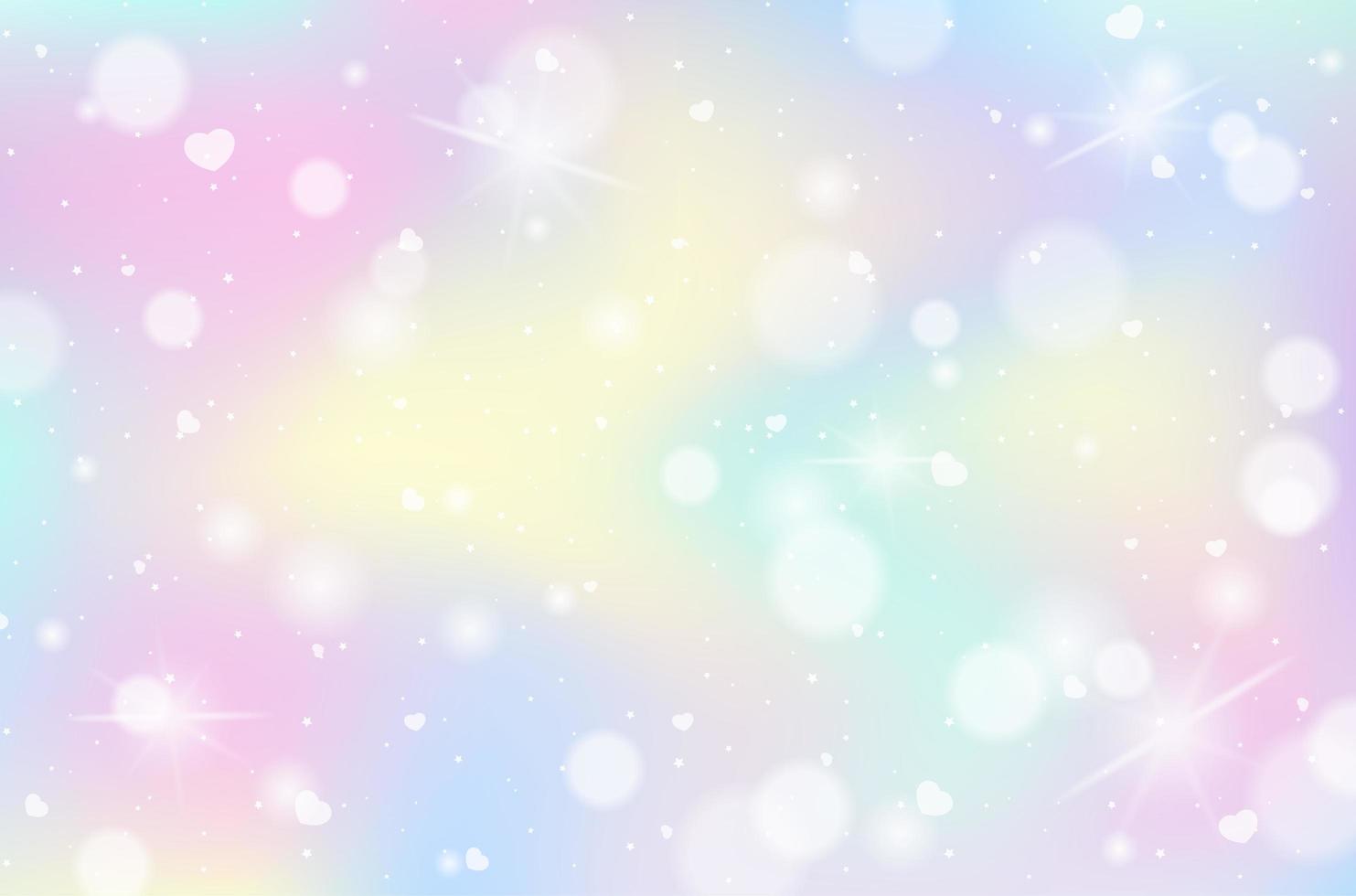 Fondo de colores pastel con efecto bokeh. vector