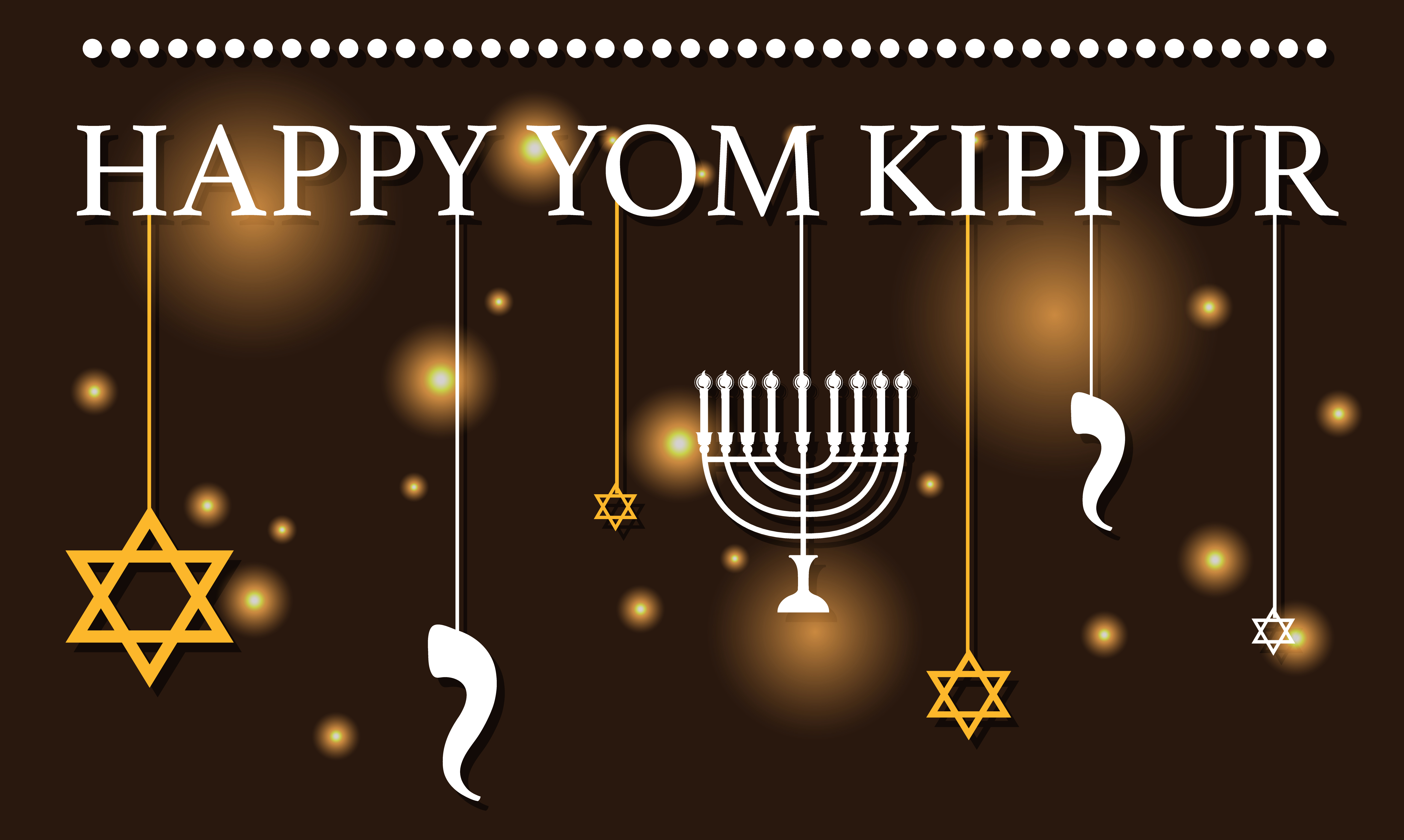 Yom Kippur Greeting Card 1338025 Vector Art At Vecteezy