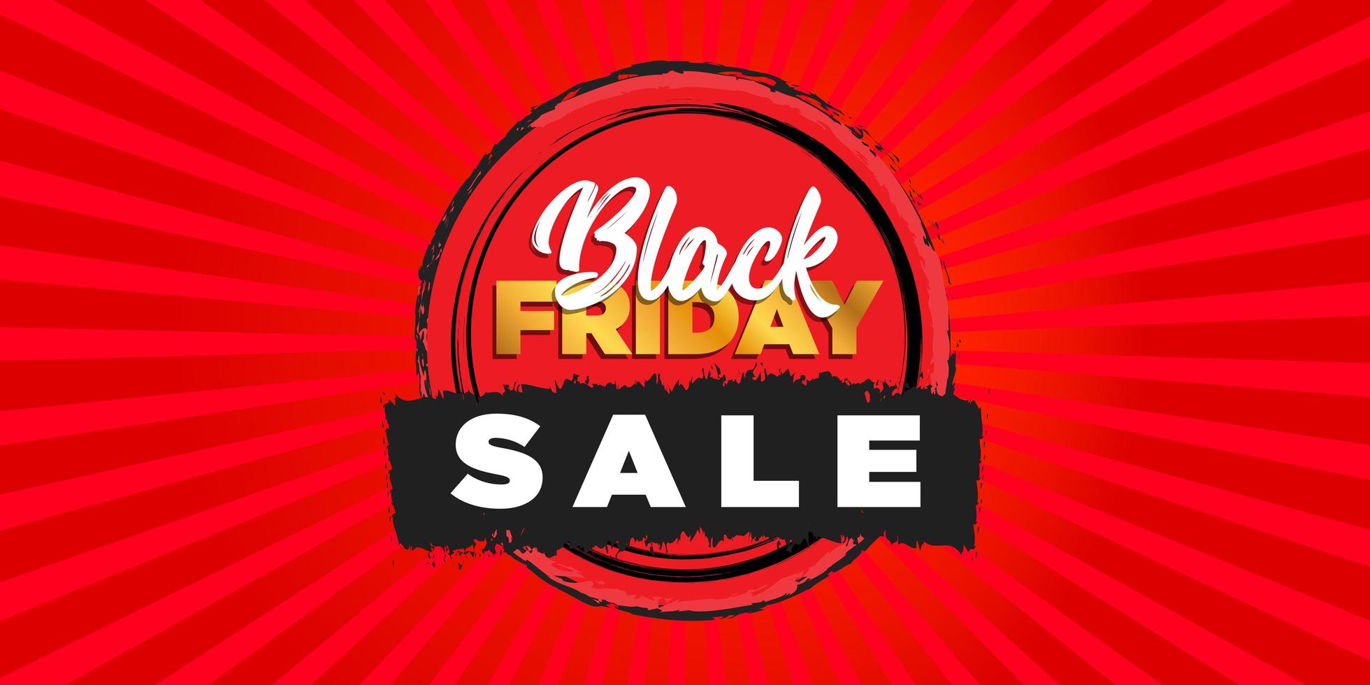 Black Friday Sale Banner  vector