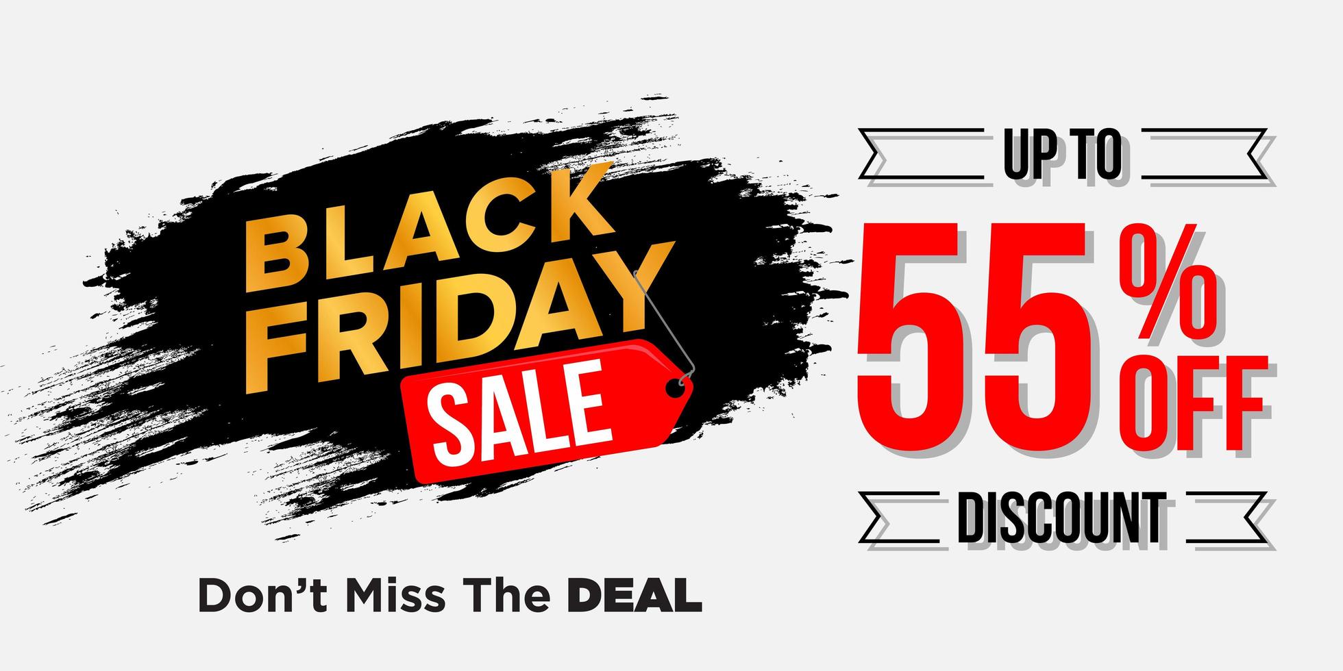 Black Friday Sale Banner  vector