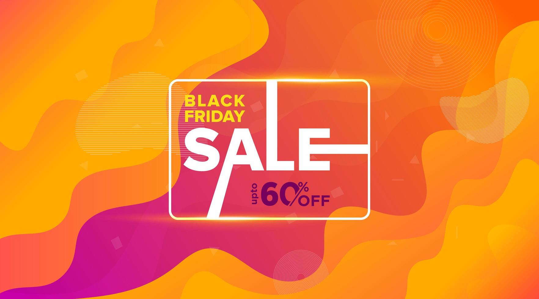 Black Friday Sale Banner Design  vector