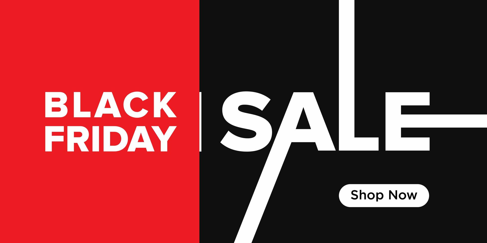 Black Friday Sale Banner  vector