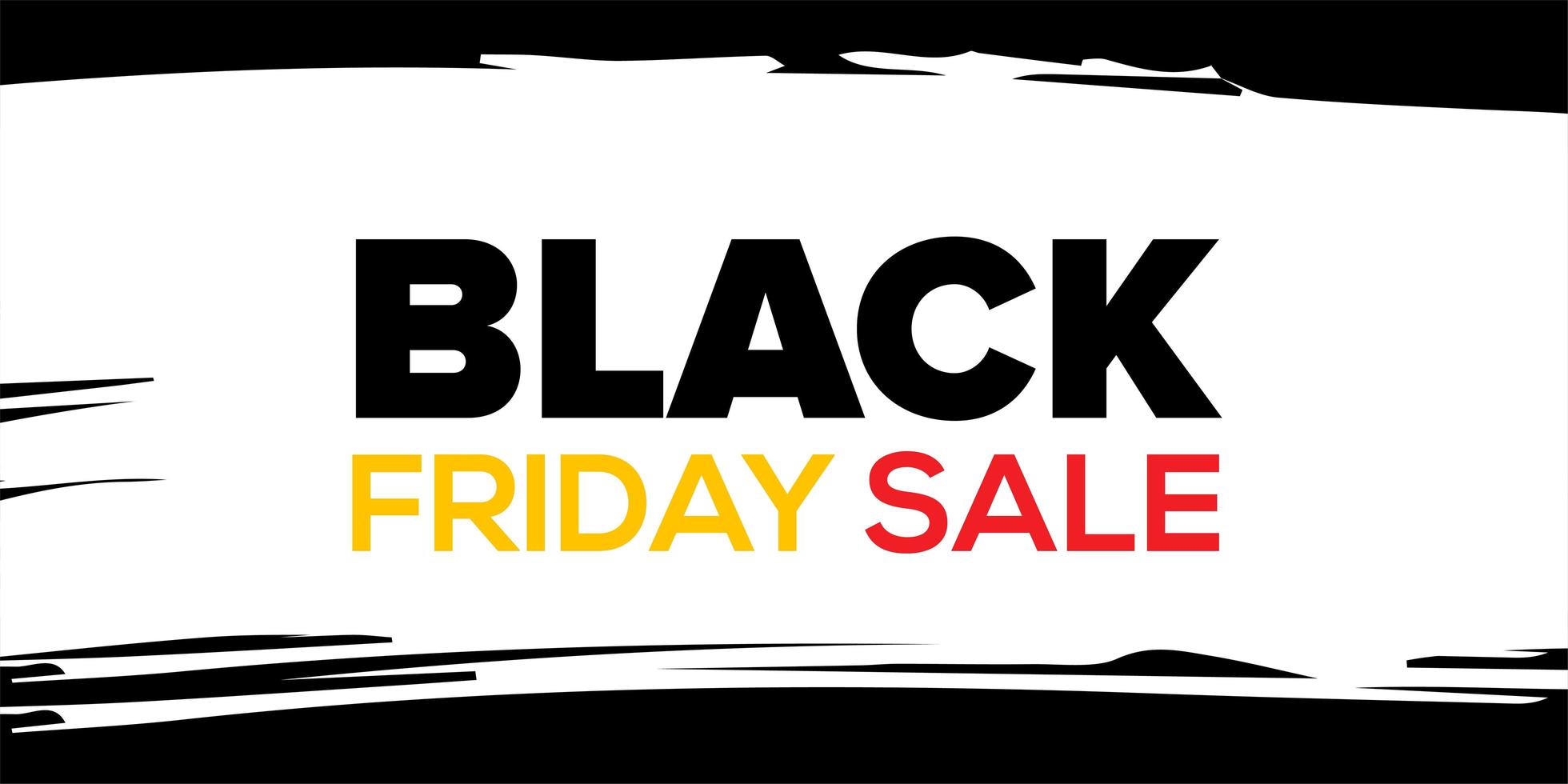 Black Friday Sale Banner Design Template  vector