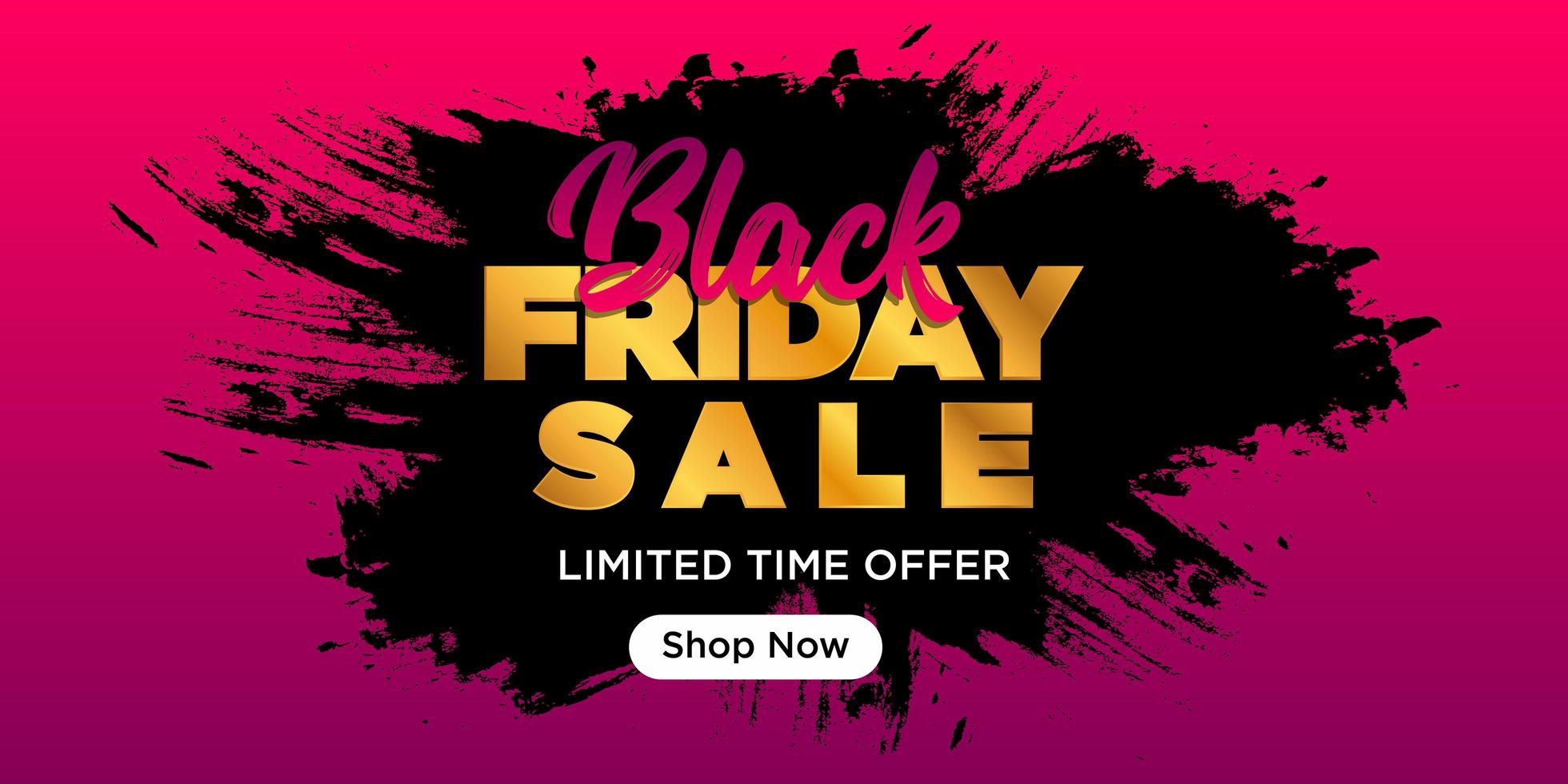 Black Friday Sale Banner  vector